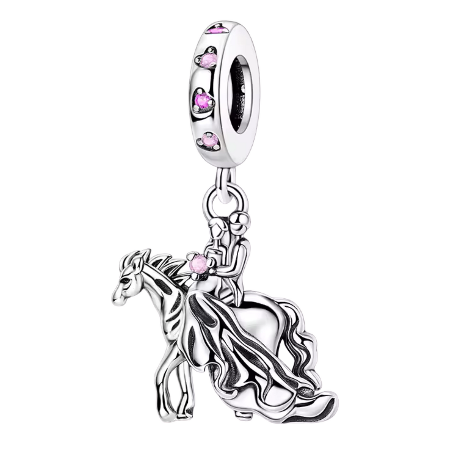 Charmantes Hochzeitspaar auf dem Pferd – Reiterromantik und zelebrierte Eleganz