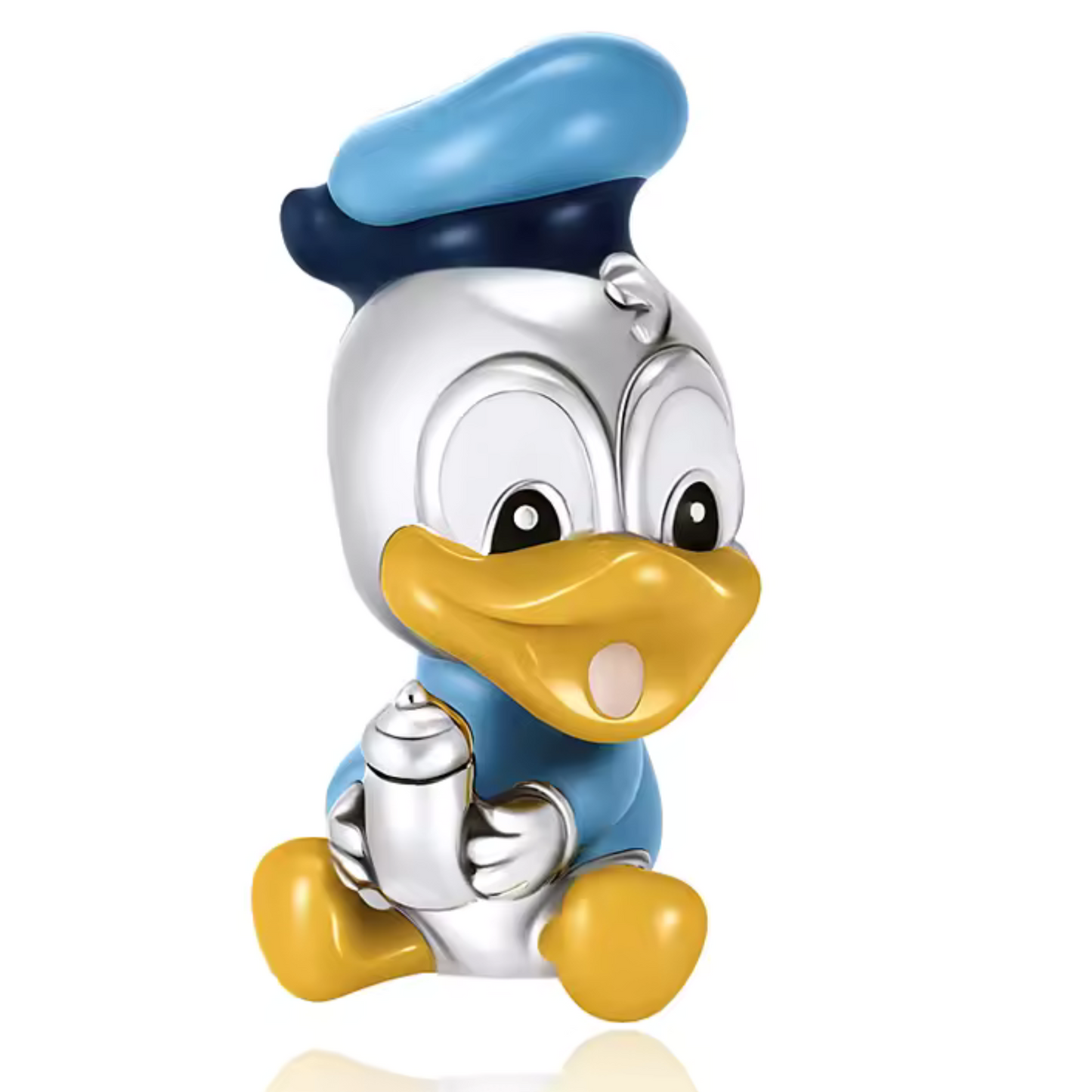 Donald und Daisy Baby Silber Charm Set – Disney Duo der Kindheit und Zärtlichkeit