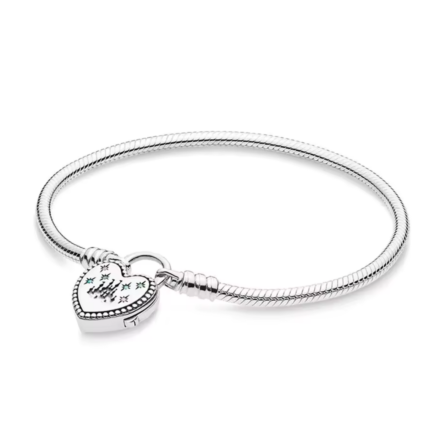 Ajoutez une touche d'élégance et de mystère à votre collection avec ce bracelet unique. Son fermoir en forme de cadenas cœur, orné de motifs étoilés et de détails colorés, reflète à la fois sophistication et originalité.