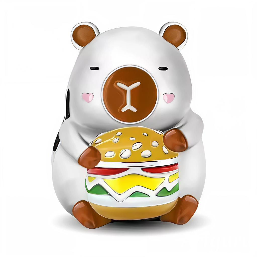 Charm en argent 925 représentant un mignon capybara tenant un petit burger. Un bijou original et amusant qui apporte une touche ludique et unique à vos bracelets.
Caractéristiques
– Métal : argent 925
– Design : capybara tenant un burger
– Type : charm
– Finition détaillée et créative