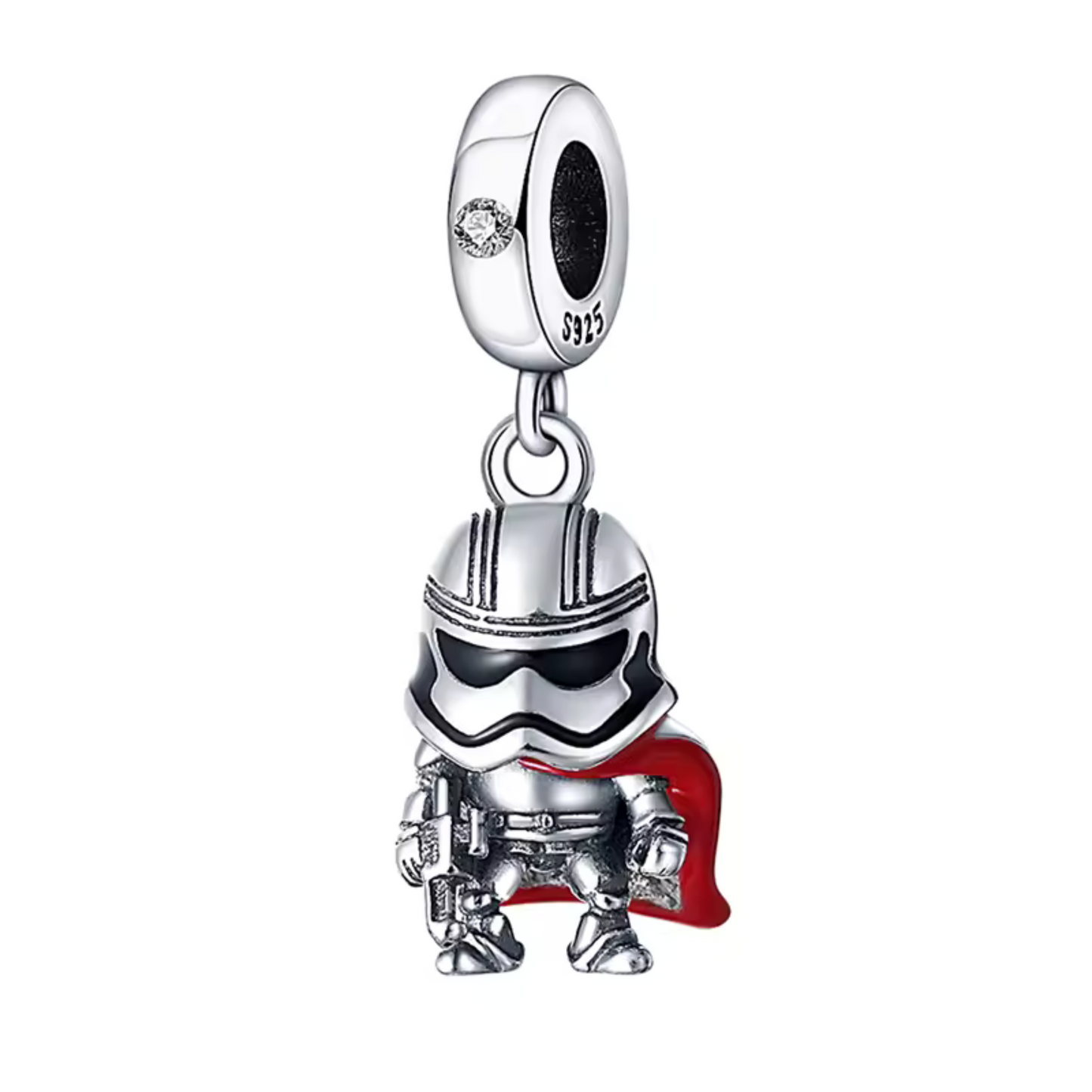 Ajoutez une touche de mystère et de grandeur galactique à votre collection avec ce charm représentant un Chevalier avec Cape Rouge, inspiré par l'univers de Star Wars. Conçu en argent sterling S925, ce charm capture l'élégance et la bravoure des personnages légendaires de la saga.