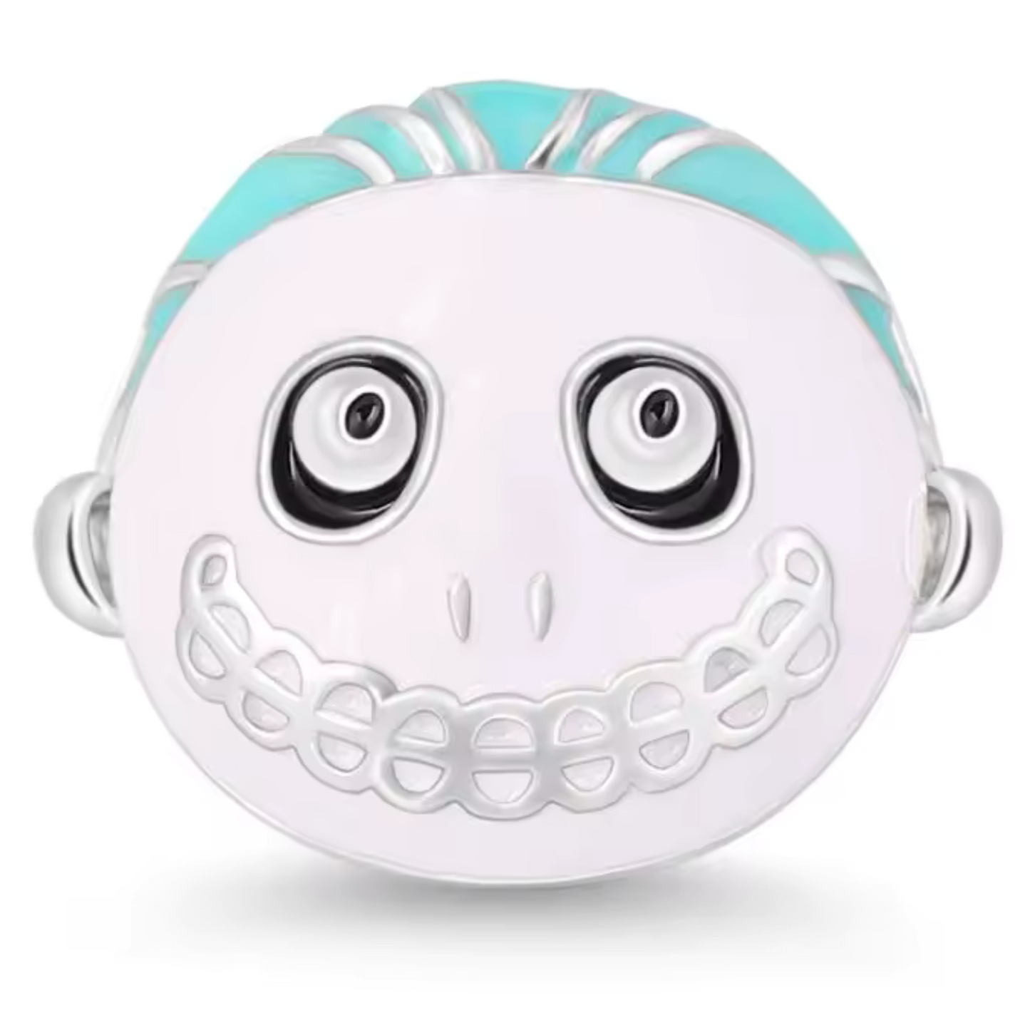 Plongez dans l'univers sombre et fantaisiste de L'Étrange Noël de Monsieur Jack avec ce charm représentant Am Stram Gram, les trois enfants malicieux et mystérieux de la ville d'Halloween. Conçu en argent sterling S925, ce charm capture parfaitement les détails effrayants et amusants des personnages.
Le design minutieux, mettant en scène Am, Stram, et Gram, est idéal pour les fans du film culte et ceux qui aiment les accessoires originaux et intrigants.