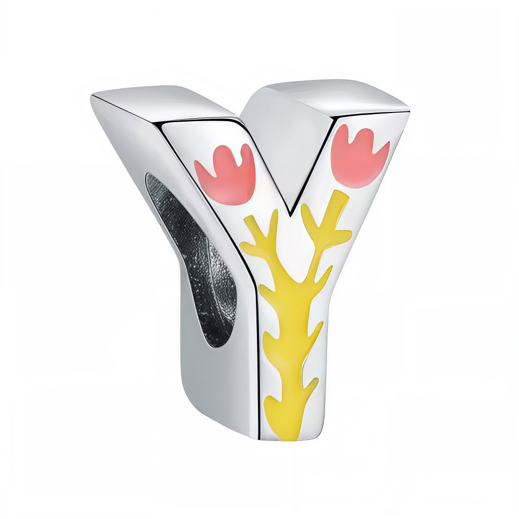 Apportez une touche d’originalité à votre bracelet avec ce charm en forme de lettre "Y", réalisé en argent 925 et décoré de taches de couleur dans un style artistique. Un bijou unique et raffiné, parfait pour exprimer votre créativité, votre personnalité ou offrir un cadeau haut en couleur à un être cher.