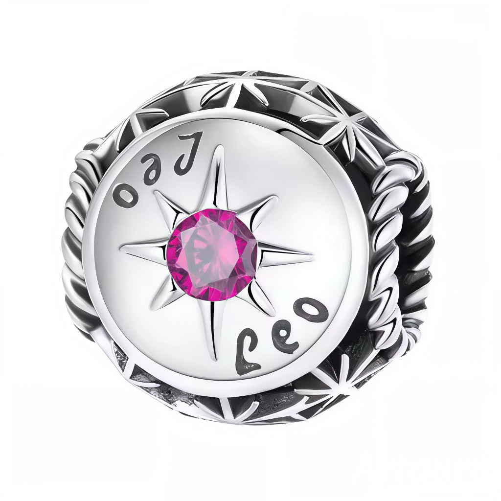 Exprimez la puissance et la douceur du Lion avec ce charm rond orné d’une pierre rose délicate au centre. Confectionné en argent 925, ce bijou allie élégance et symbolisme, idéal pour personnaliser votre bracelet ou offrir un cadeau unique à un passionné d’astrologie.