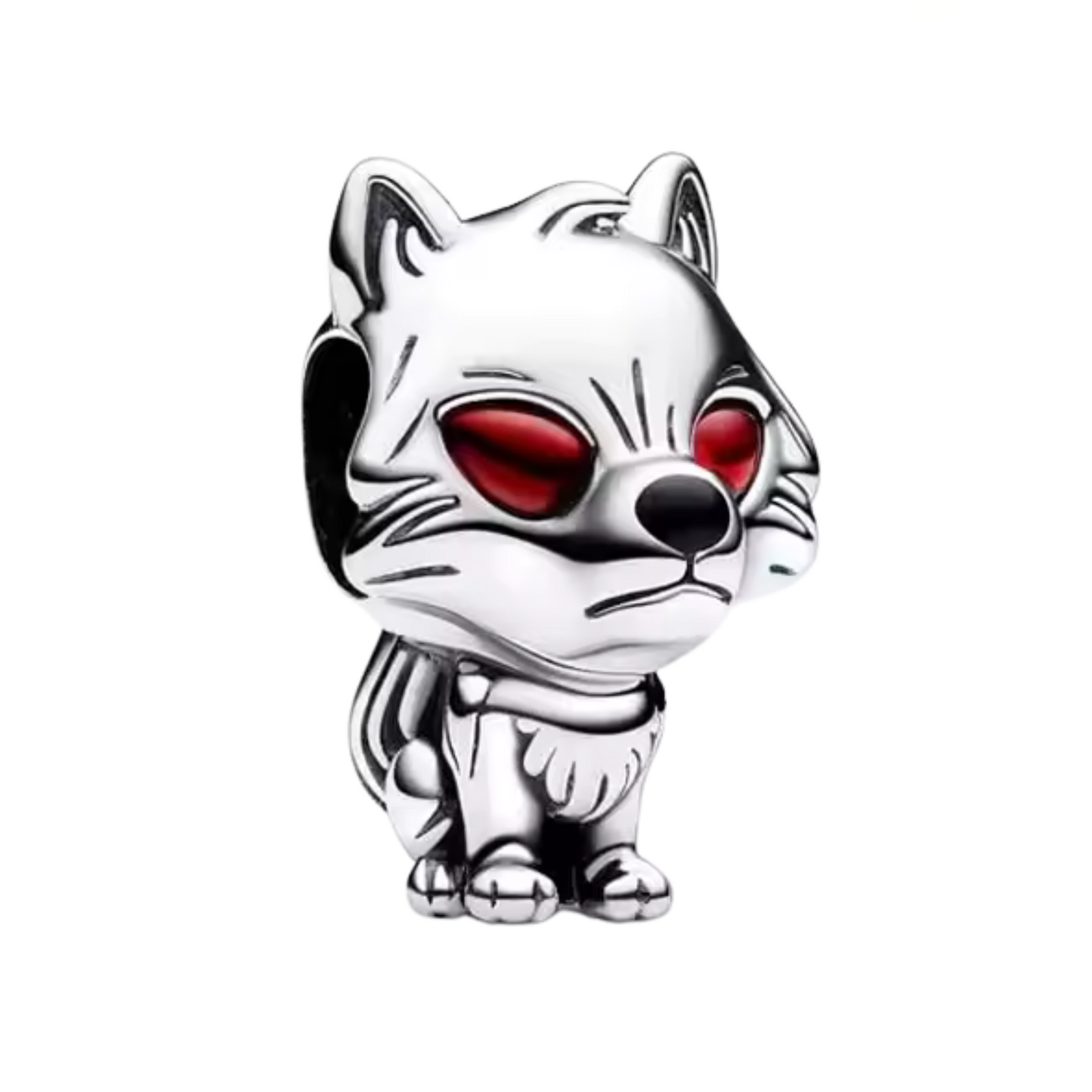 Incarnez la fidélité et la bravoure de Ghost, le loup géant de Jon Snow dans Game of Thrones, avec ce charm élégant. Ce bijou capture l’esprit protecteur de Ghost, un compagnon emblématique de la série, parfait pour les fans souhaitant ajouter une touche de Westeros à leur collection.