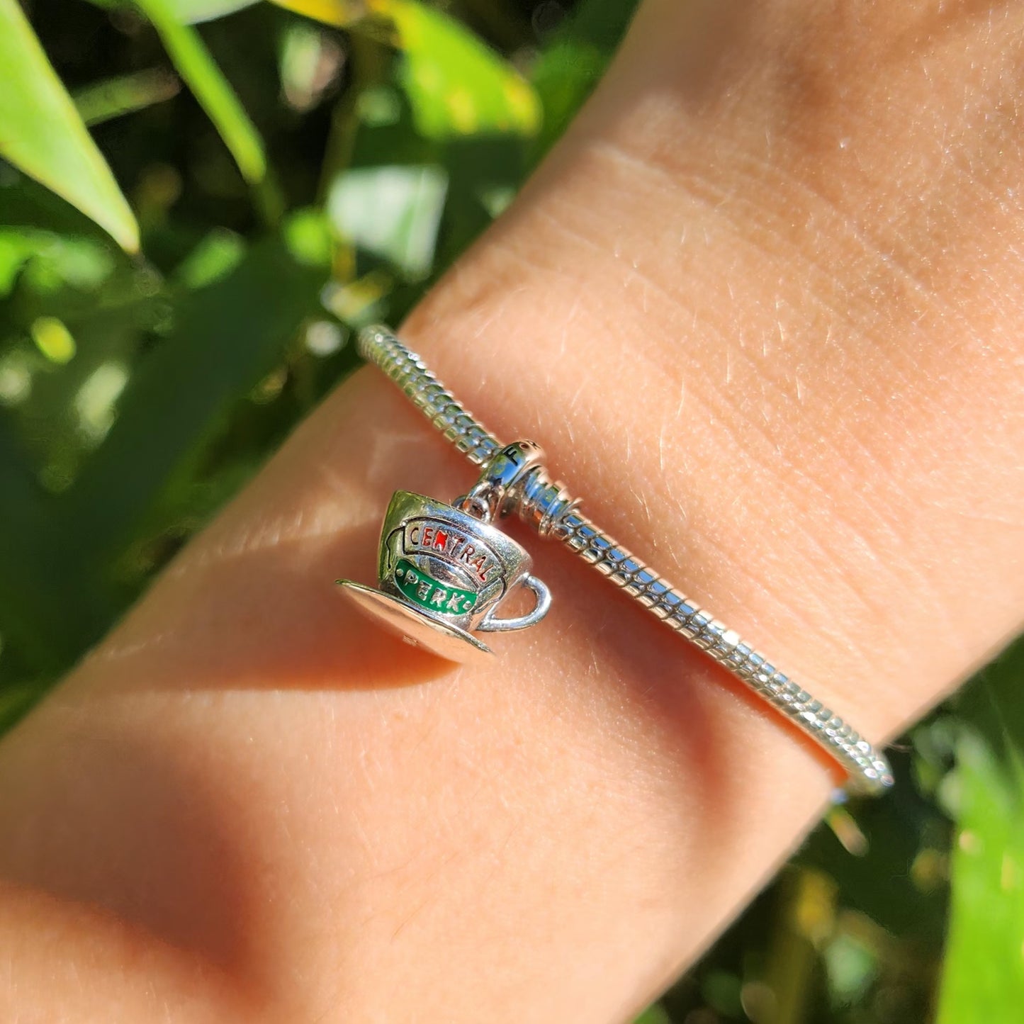 Apportez une touche de convivialité et de nostalgie à votre collection avec ce charm en forme de tasse de café Central Perk, inspiré par la série Friends. Fabriqué en argent sterling S925, ce charm capture avec finesse l'emblématique tasse du café préféré des personnages de la série.
