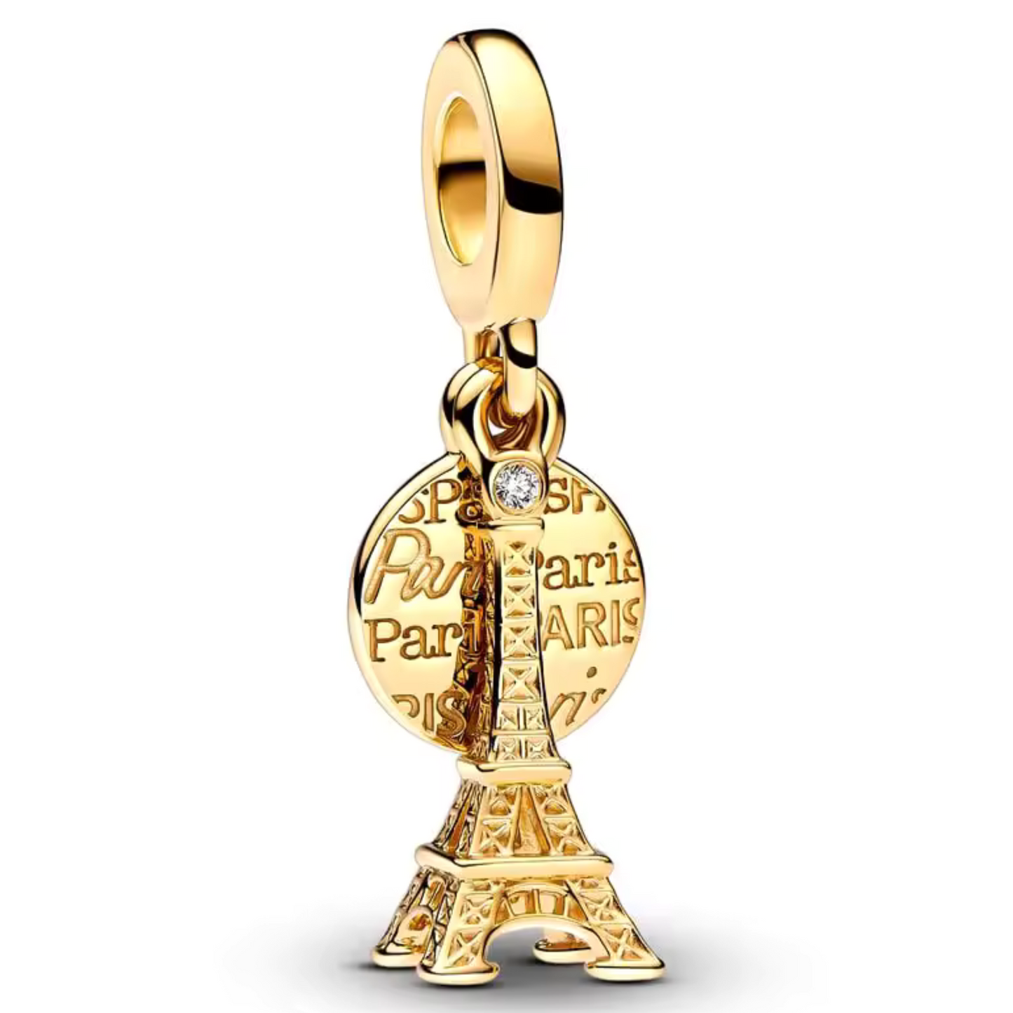 Capturez la magie et l'élégance de la Ville Lumière avec ce pendentif en forme de Tour Eiffel. Fabriqué en argent sterling 925, ce pendentif de haute qualité est un hommage raffiné à l'emblématique monument de Paris. Parfait pour les amateurs de voyages et les passionnés de culture française, ce pendentif présente des détails minutieux qui rendent hommage à la grandeur de la Tour Eiffel, ajoutant une touche de sophistication et de romantisme à votre collier ou bracelet.