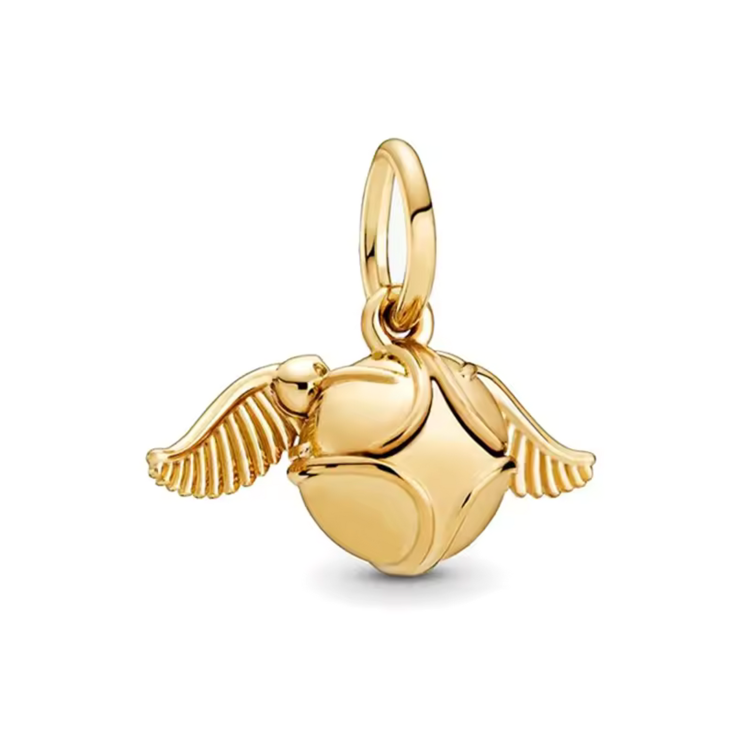 Capturez l'essence de l'univers magique de Harry Potter avec ce charm pendentif étincelant en forme de Vif d'Or. Fabriqué en argent sterling 925, ce charm de haute qualité brille de mille feux grâce à ses détails lumineux et sa finition brillante. Symbole emblématique du Quidditch, le Vif d'Or est reconnu pour sa rapidité et son importance cruciale dans le jeu. Ce pendentif est idéal pour les passionnés de Harry Potter qui souhaitent ajouter une touche d'éclat et de magie à leur collier ou bracelet.