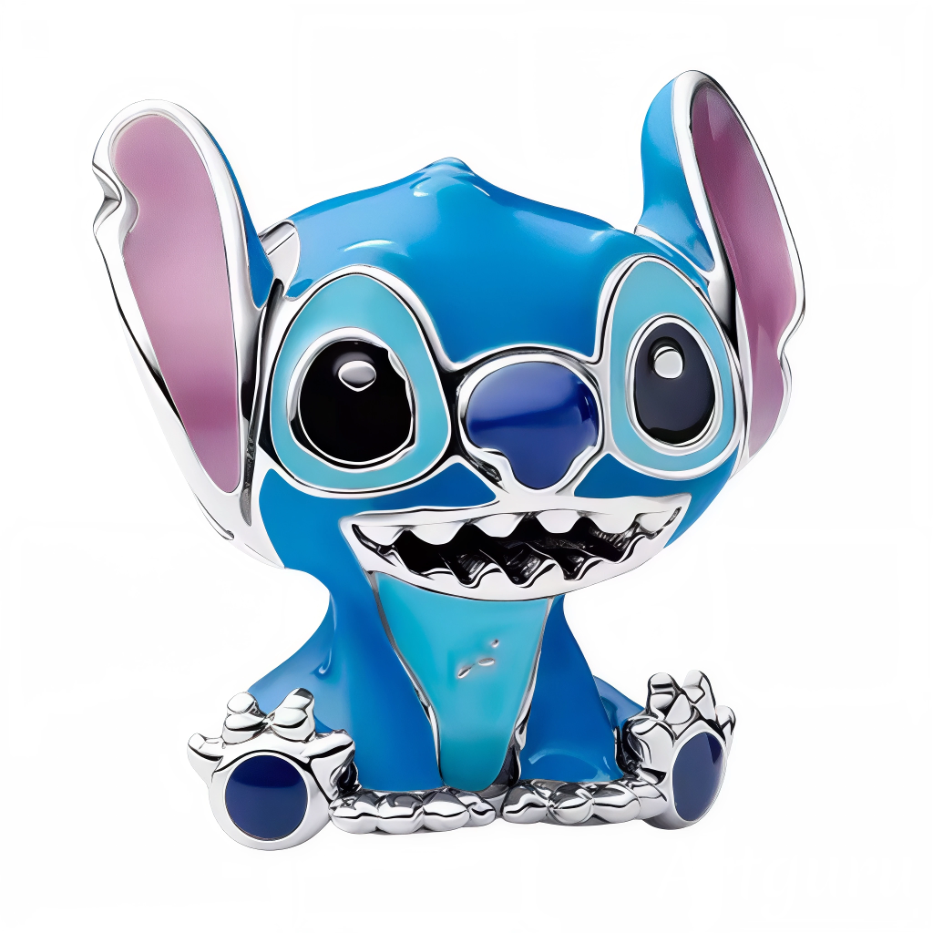 Retrouvez tout le charme de Stitch adorable inspiré du célèbre personnage Disney. Fabriqué en argent 925, ce bijou capture l’énergie espiègle et l’attachement profond de ce petit extraterrestre au grand cœur. Parfait pour les fans de Lilo et Stitch, il apporte une touche de magie et de bonne humeur à votre bracelet.