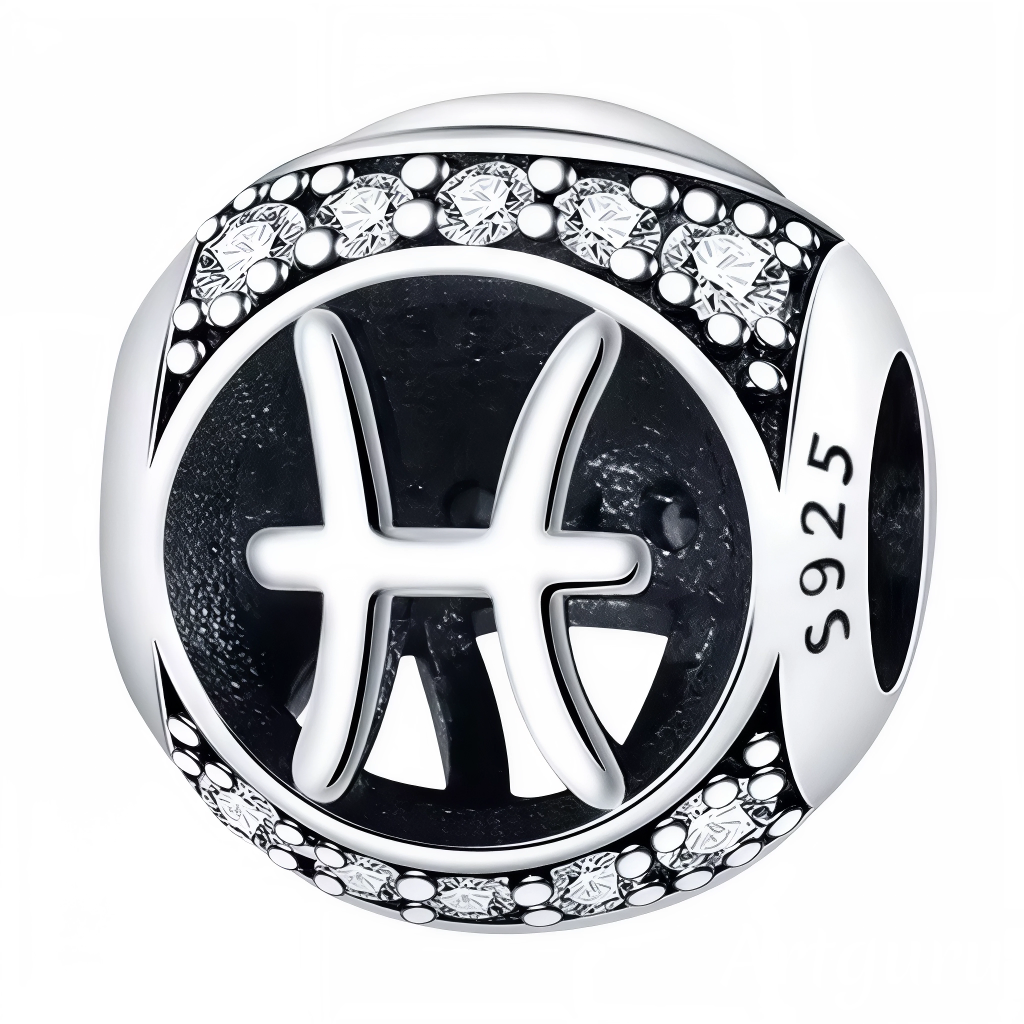 Apportez une note raffinée et symbolique à votre bracelet avec ce charm rond en Argent 925, orné du signe astrologique Poisson. Les strass scintillants ajoutent une touche lumineuse, parfaite pour sublimer ce symbole doux et intuitif.
Caractéristiques
– Matière : Argent 925 (S925).
– Design : Charm rond avec signe du Poisson et strass.
– Coloris : Argenté brillant avec éclat cristallin.
– Style : Astrologique, élégant et intemporel.