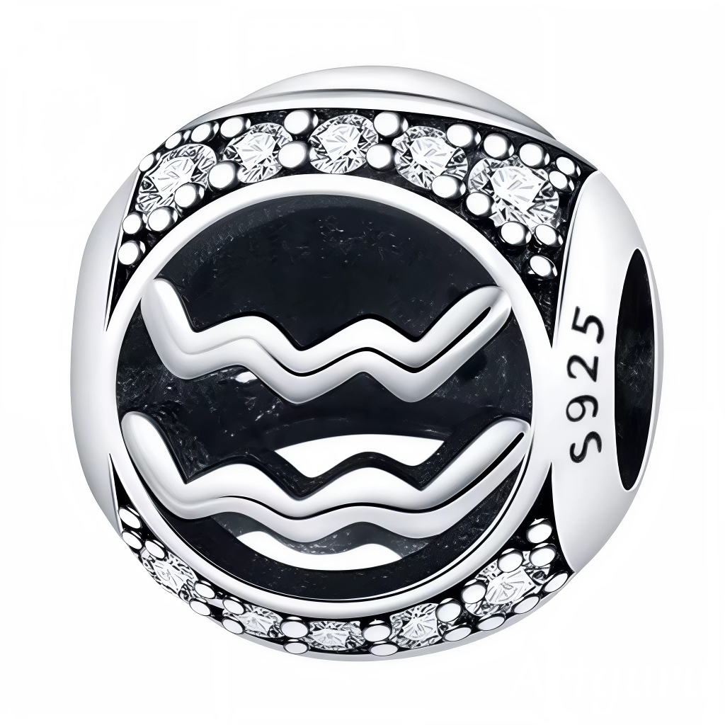 Ajoutez une touche élégante et personnalisée à votre bijou avec ce charm rond en Argent 925, représentant le signe astrologique Verseau. Les strass étincelants mettent en valeur ce symbole libre et visionnaire.
Caractéristiques
– Matière : Argent 925 (S925).
– Design : Charm rond avec signe du Verseau et strass.
– Coloris : Argenté brillant avec éclat cristallin.
– Style : Astrologique, raffiné et intemporel.