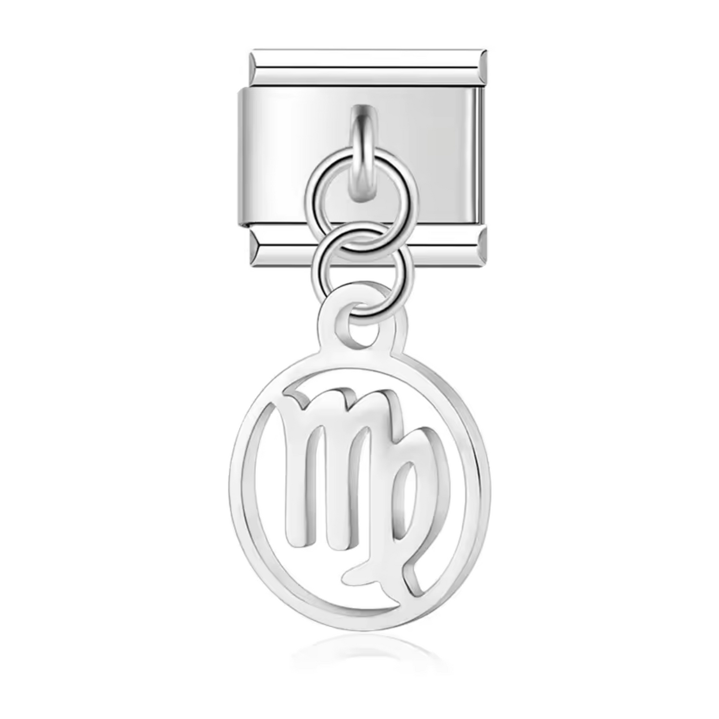 Italian Charm - Silver Zodiac Sign Pendant