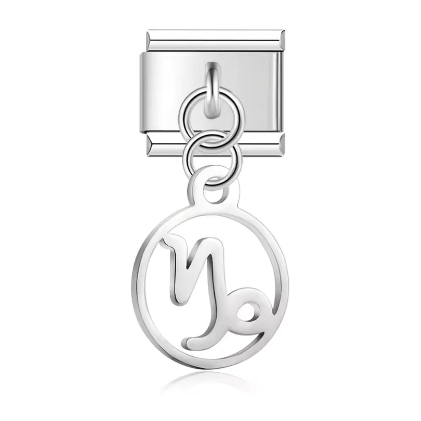 Italian Charm - Silver Zodiac Sign Pendant