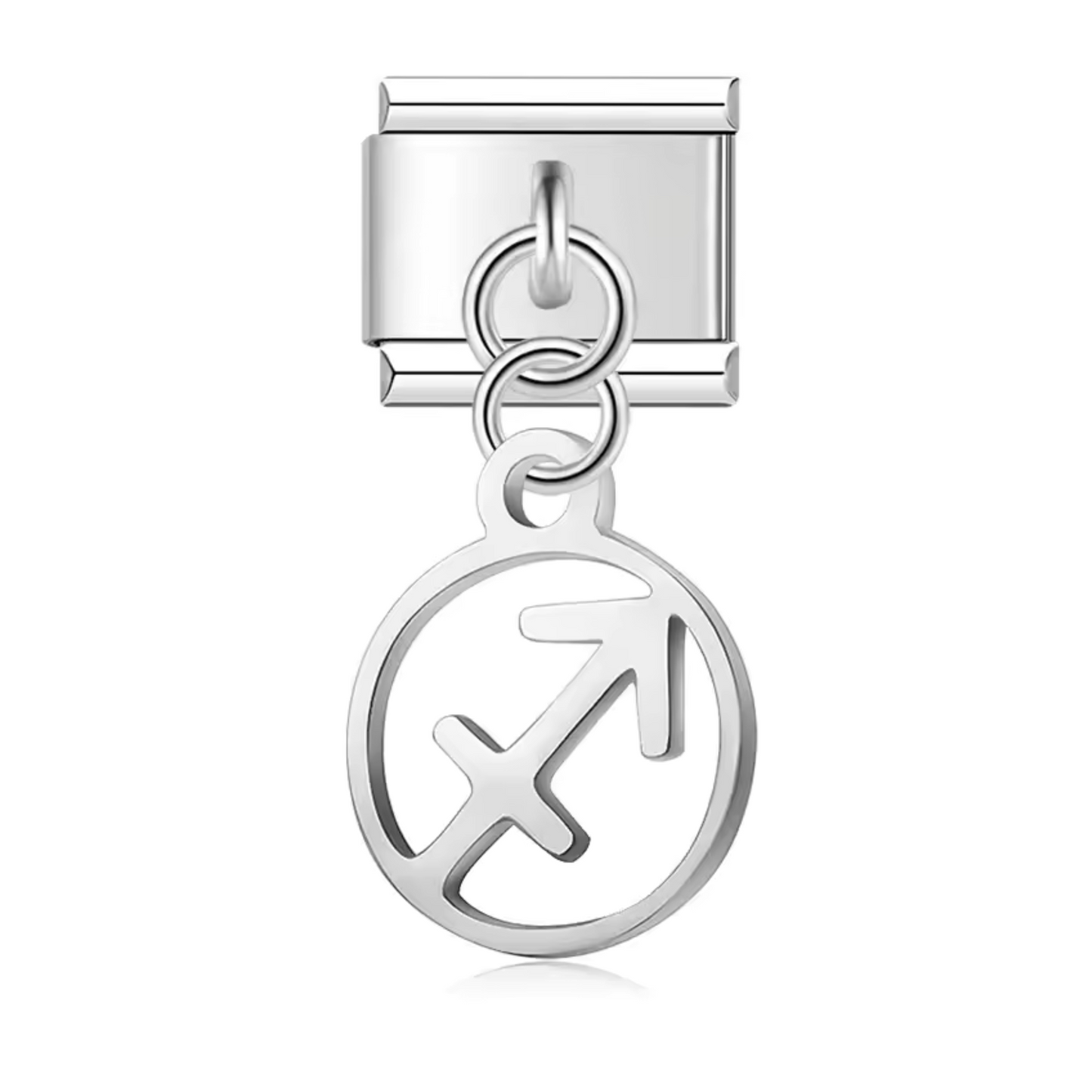 Italian Charm - Silver Zodiac Sign Pendant