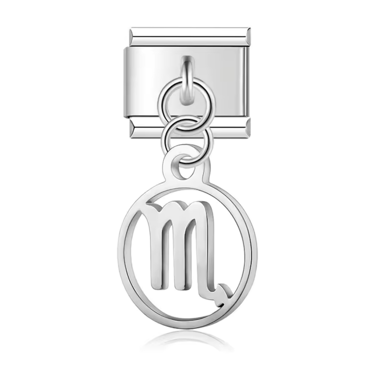 Italian Charm - Silver Zodiac Sign Pendant
