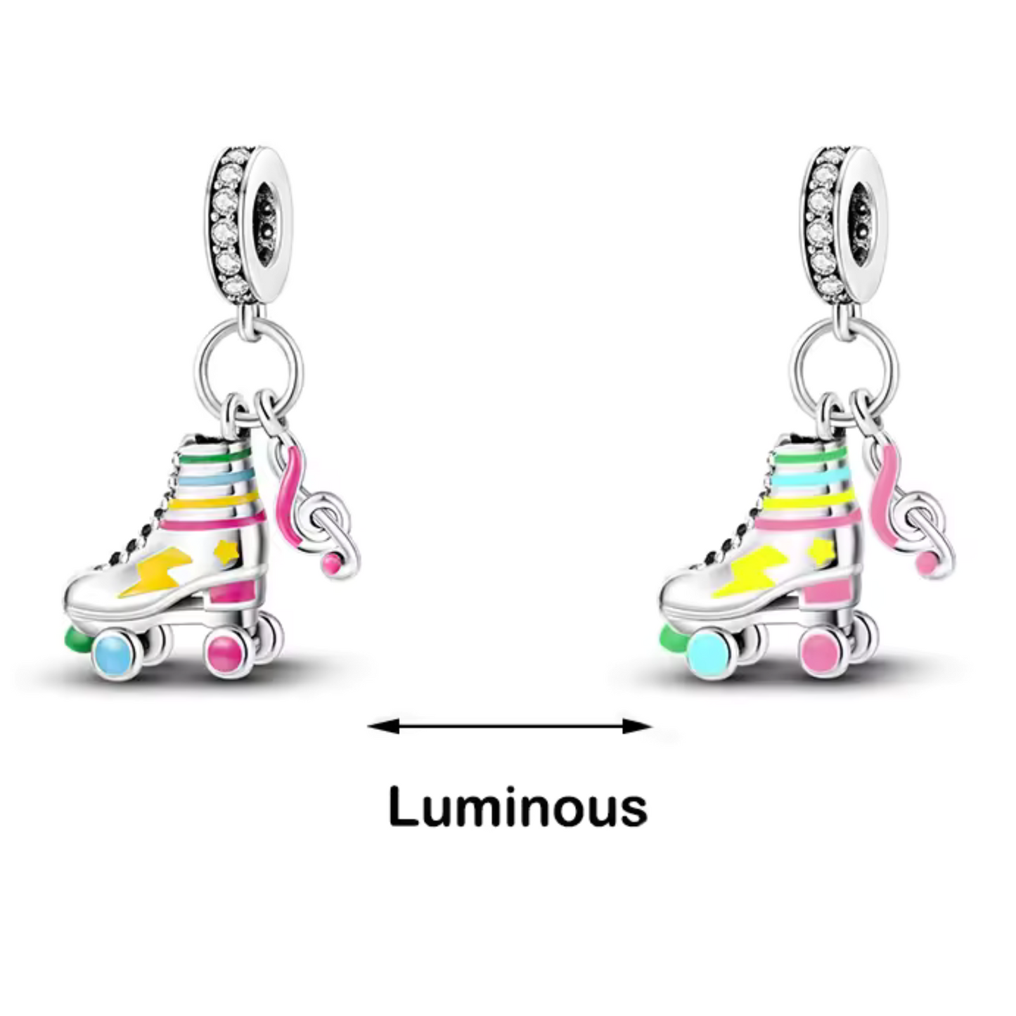 Rollerball Pendant Charm – “Glow in the Dark”