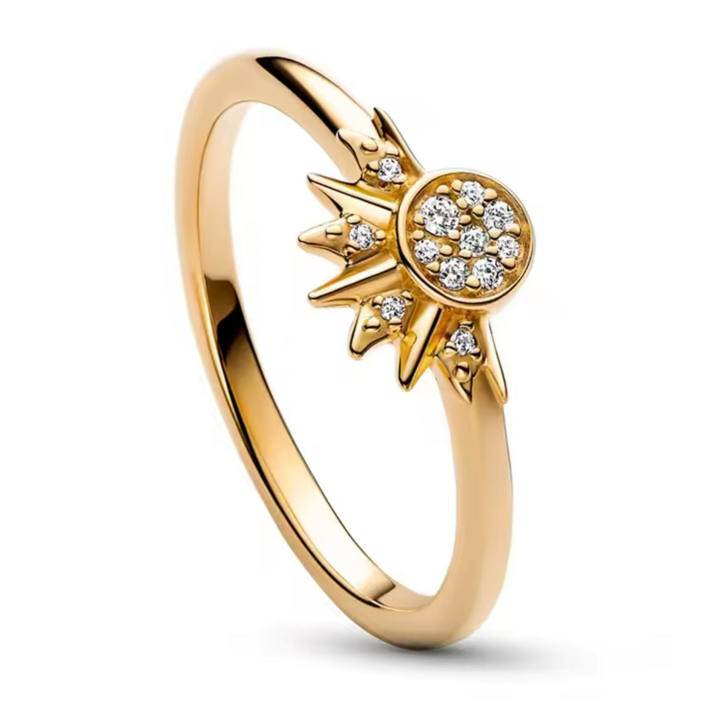 Goldring mit Halbsonne – Dezente Ausstrahlung und sonnige Eleganz