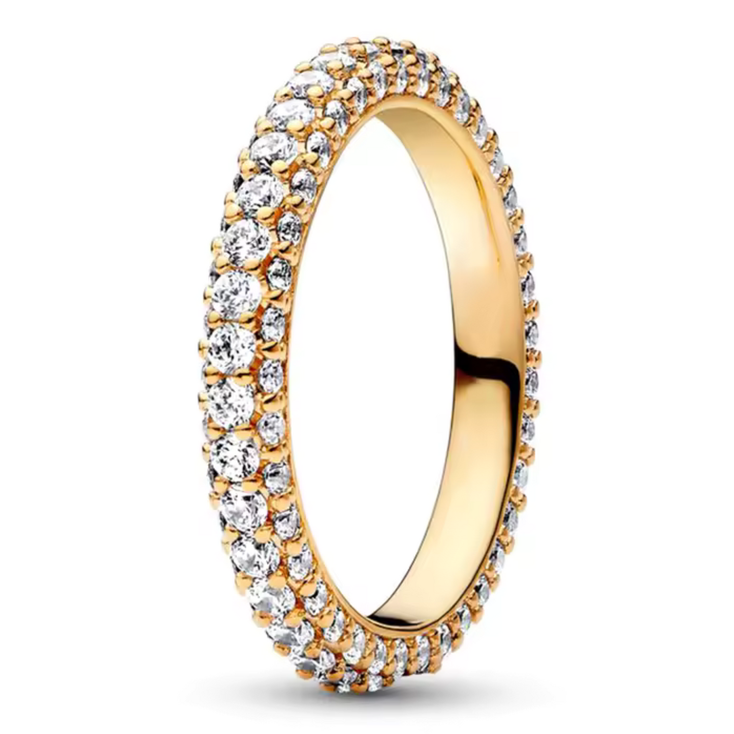Goldring mit Strasssteinen – Edler Glanz und Raffinesse