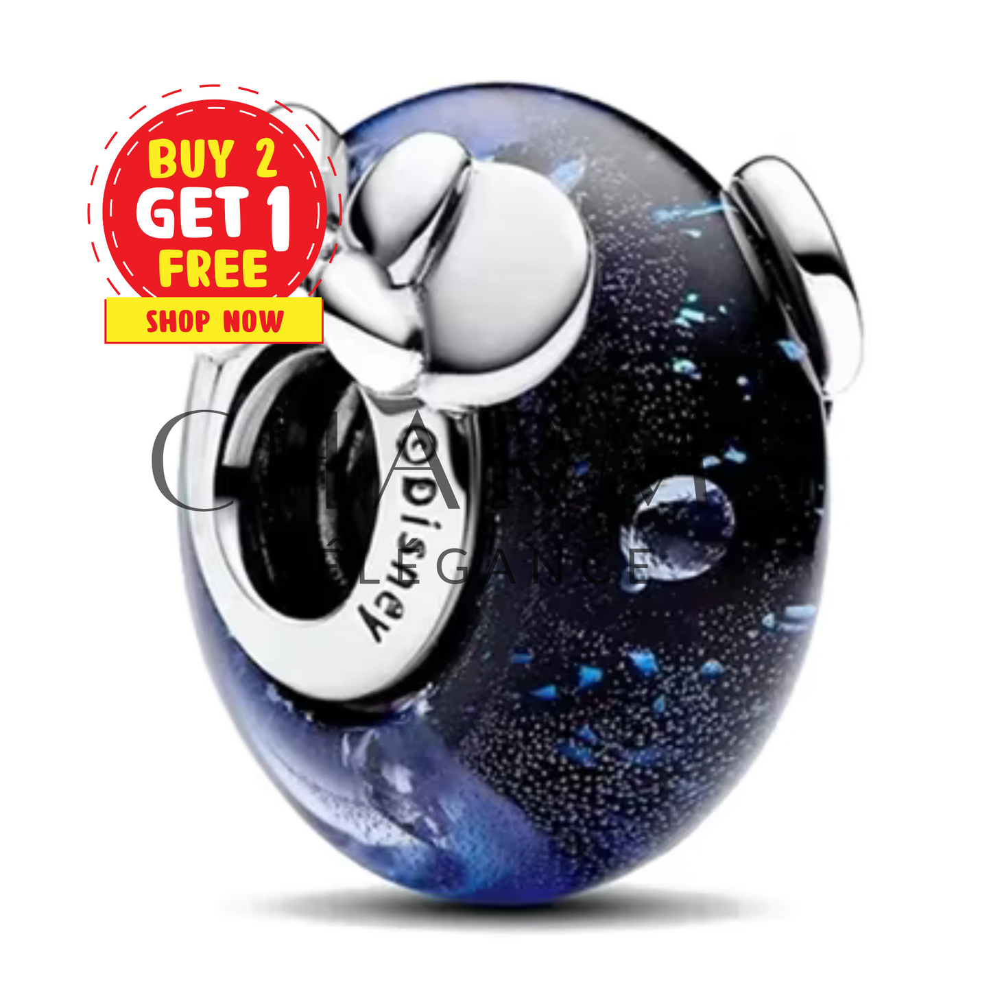 Charm - Verre de Murano Mickey