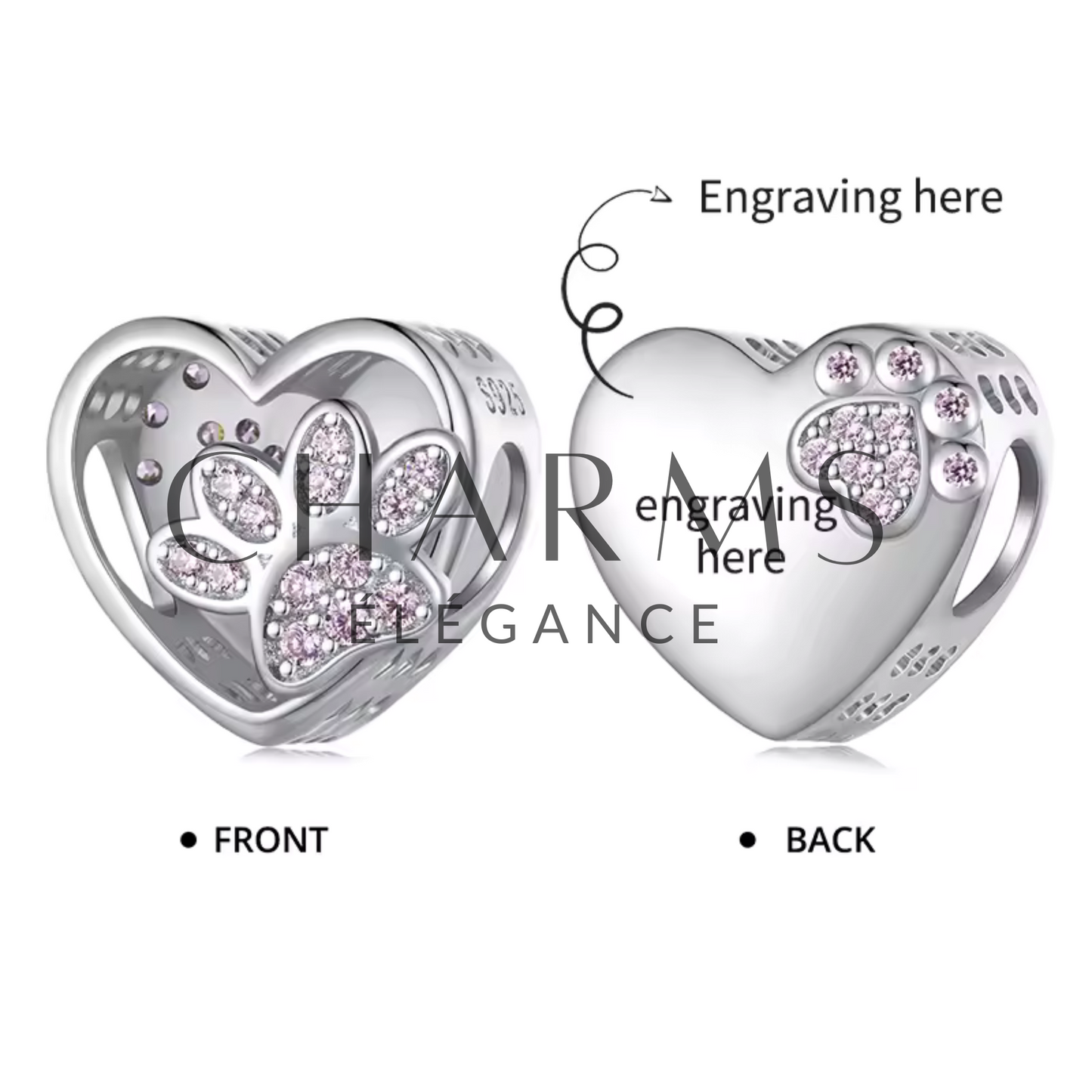 Personalisierter Hundepfoten-Anhänger mit Gravur – Einzigartiger Schmuck zum Personalisieren