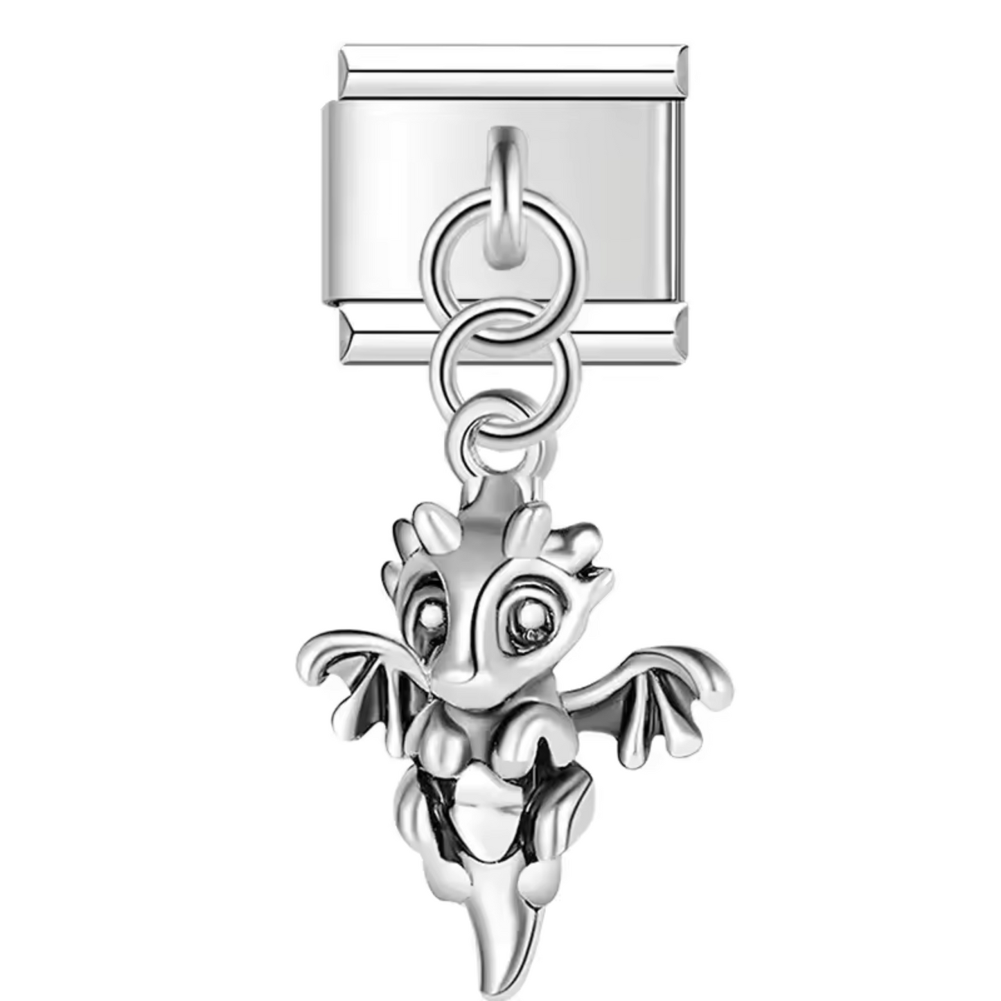 Italian Charm Silberanhänger – Drache