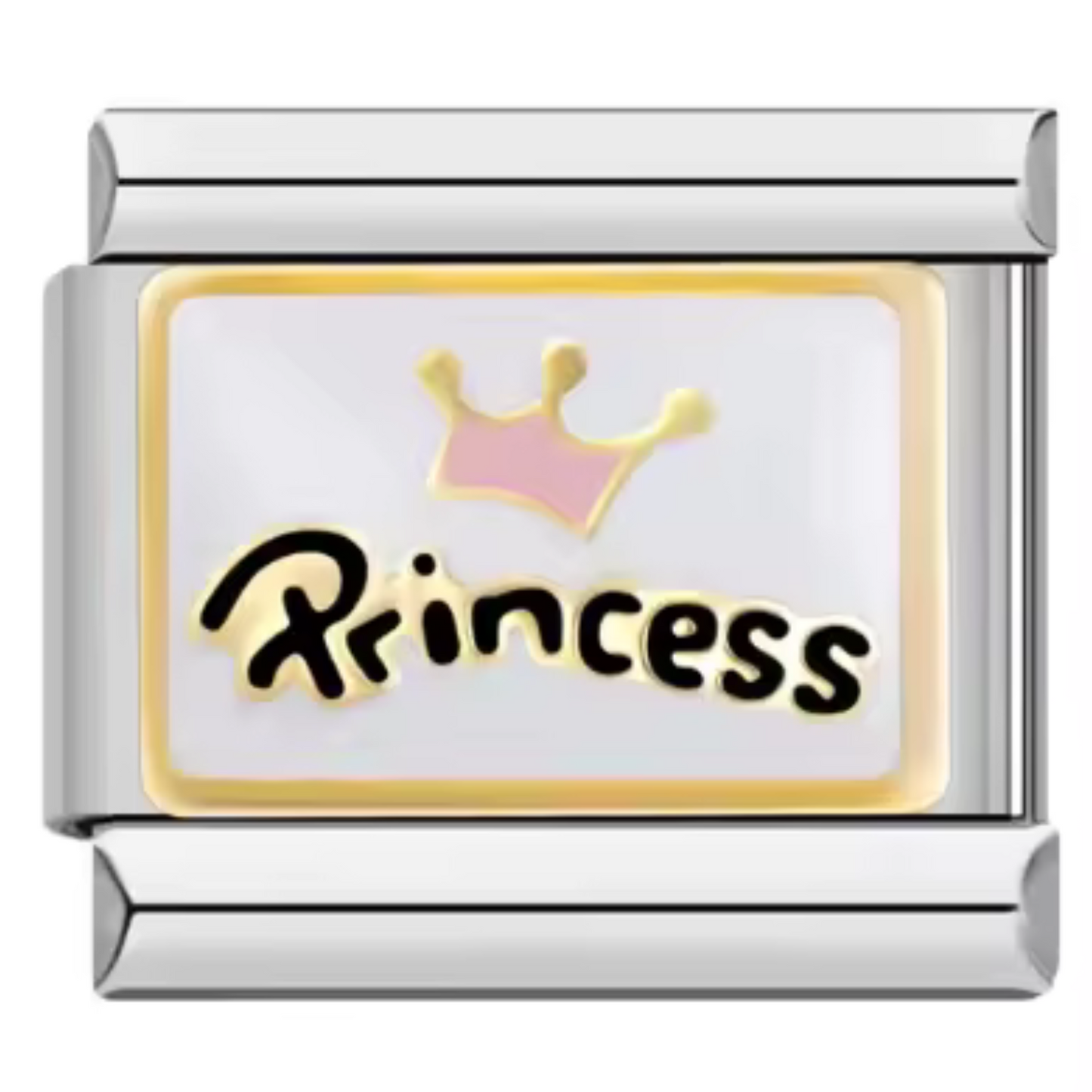 Italian Charm in Gold or Silver color – Princess