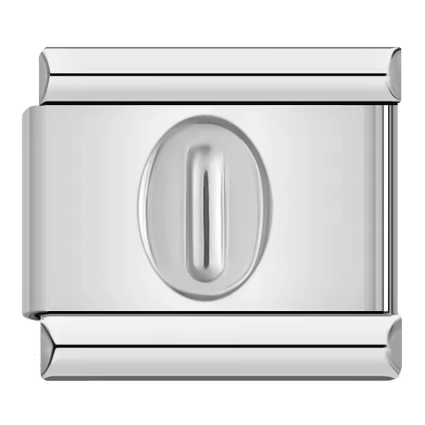 Silver Italian Charm – Numbers 0 to 9
