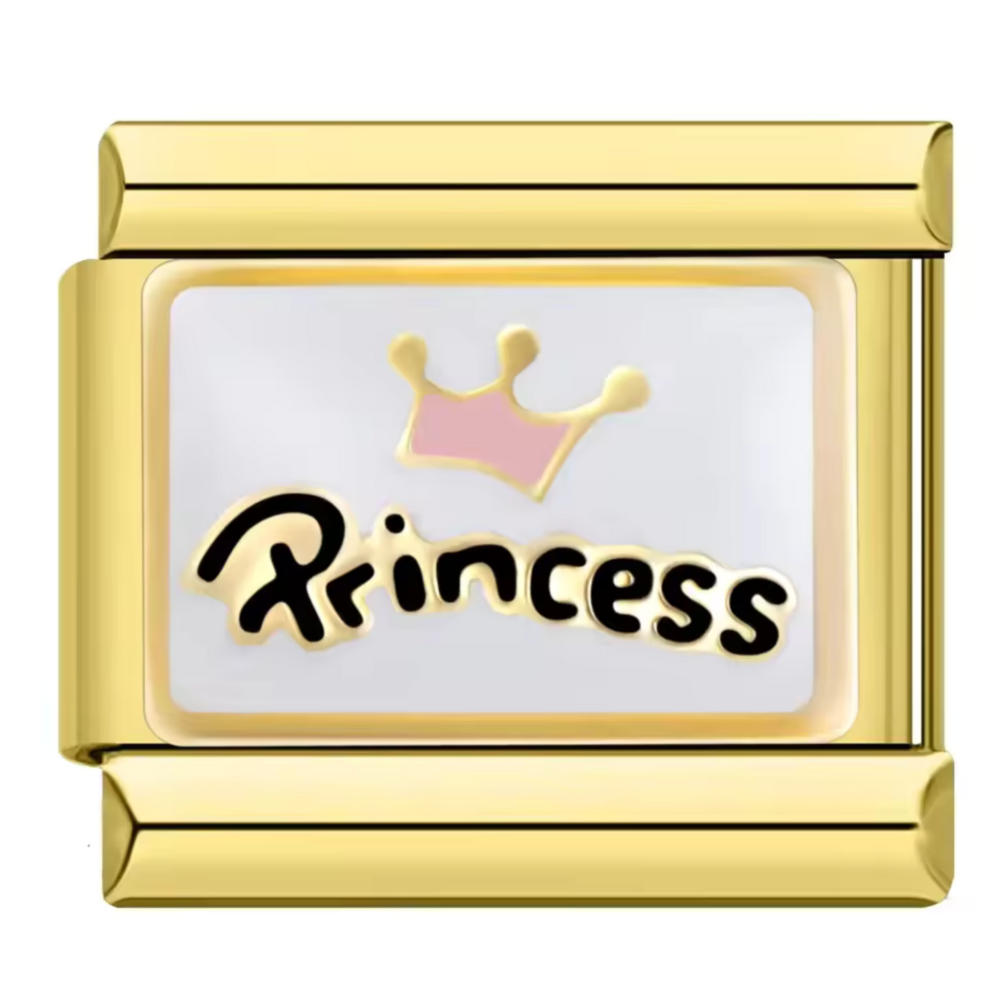 Italian Charm in Gold or Silver color – Princess
