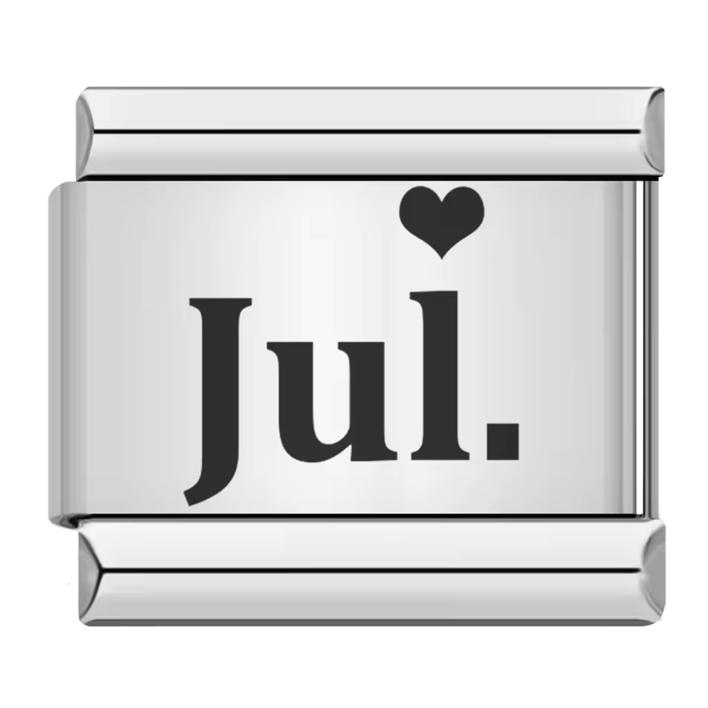 Silver Italian Charm – Month