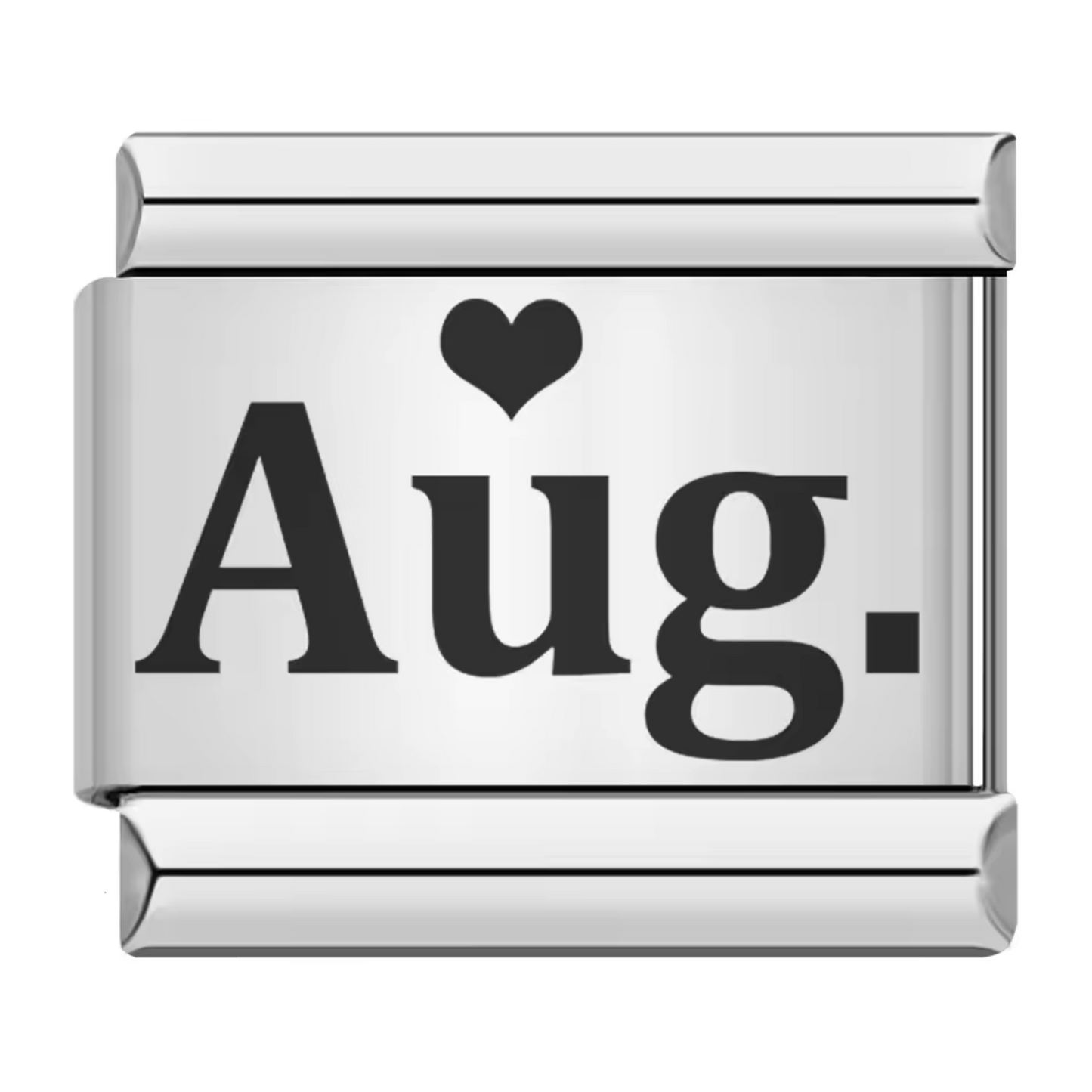 Silver Italian Charm – Month