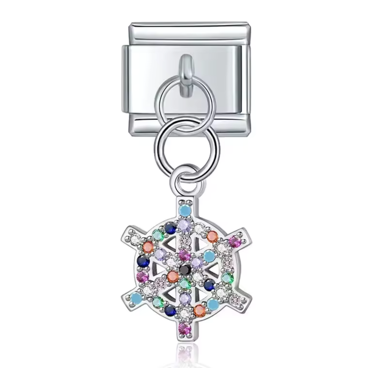 Italian Charm Pendant Silver or Gold – Rudder