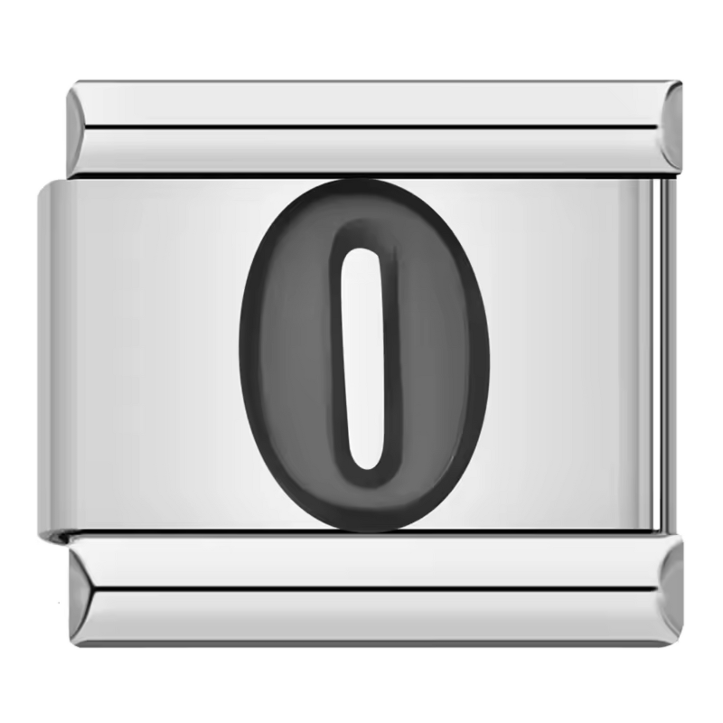 Silver Italian Charm – Numbers 0 to 9