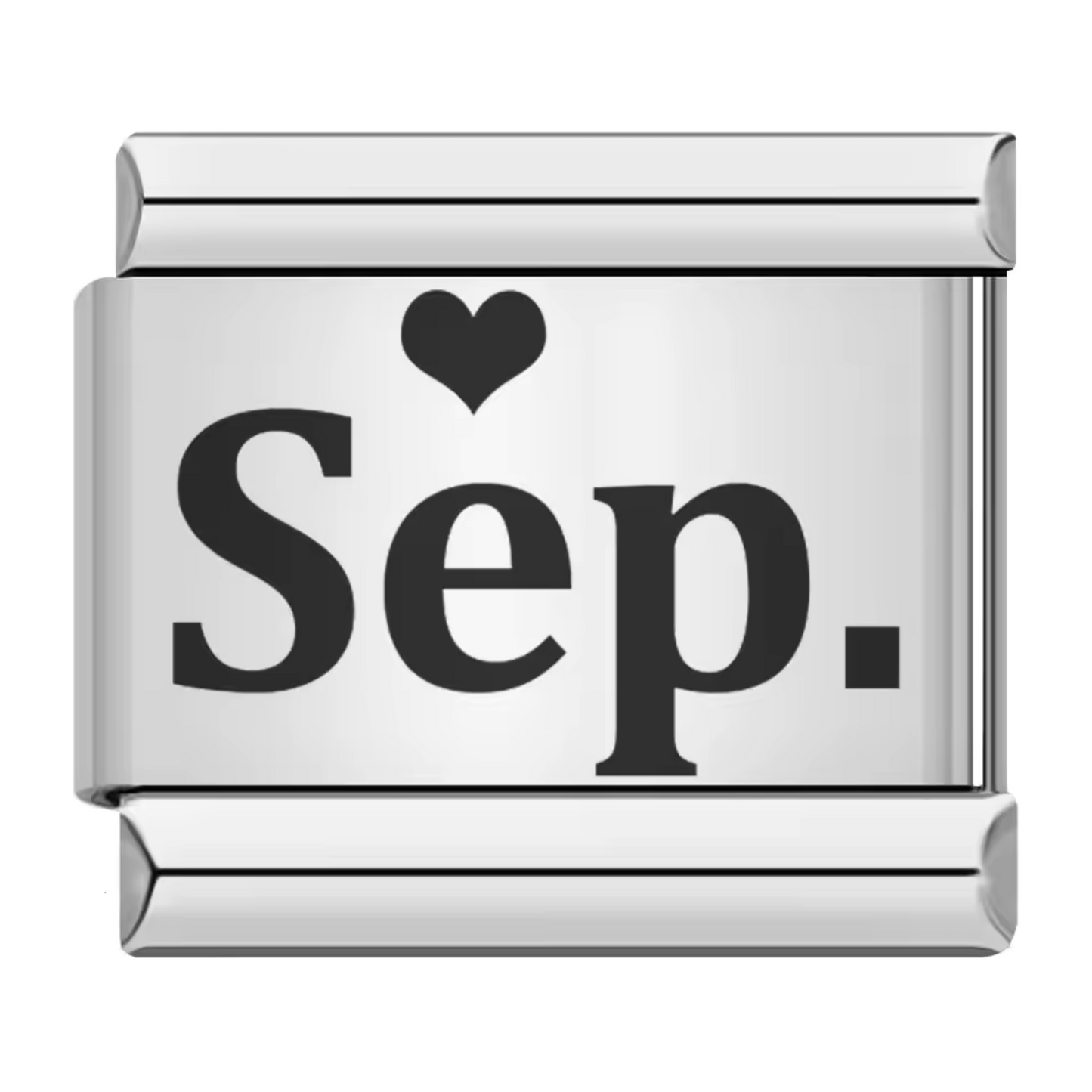 Silver Italian Charm – Month