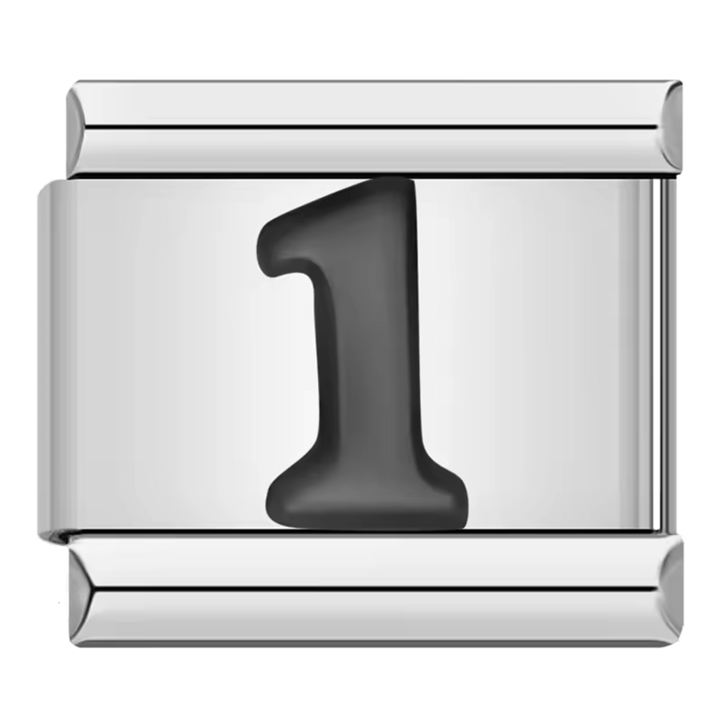 Silver Italian Charm – Numbers 0 to 9