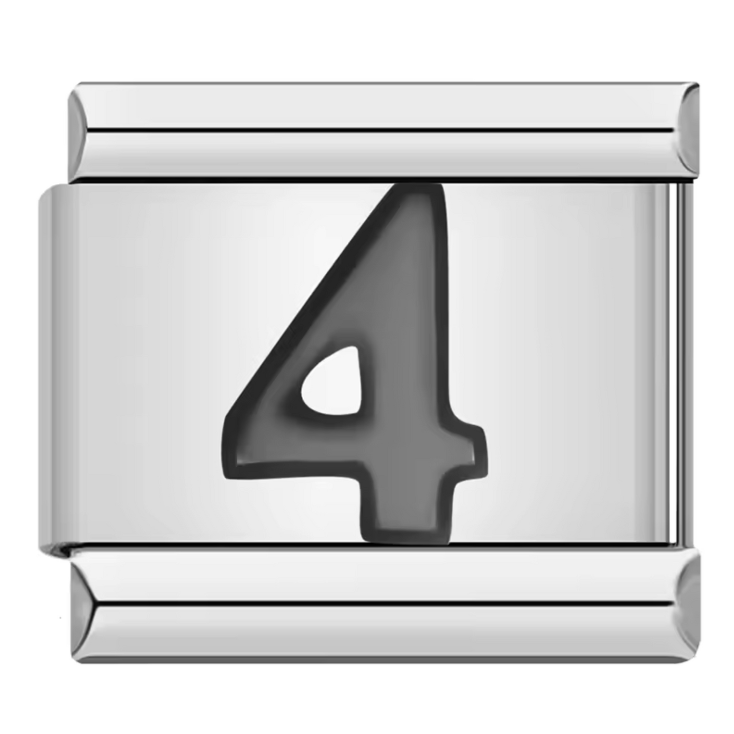 Silver Italian Charm – Numbers 0 to 9