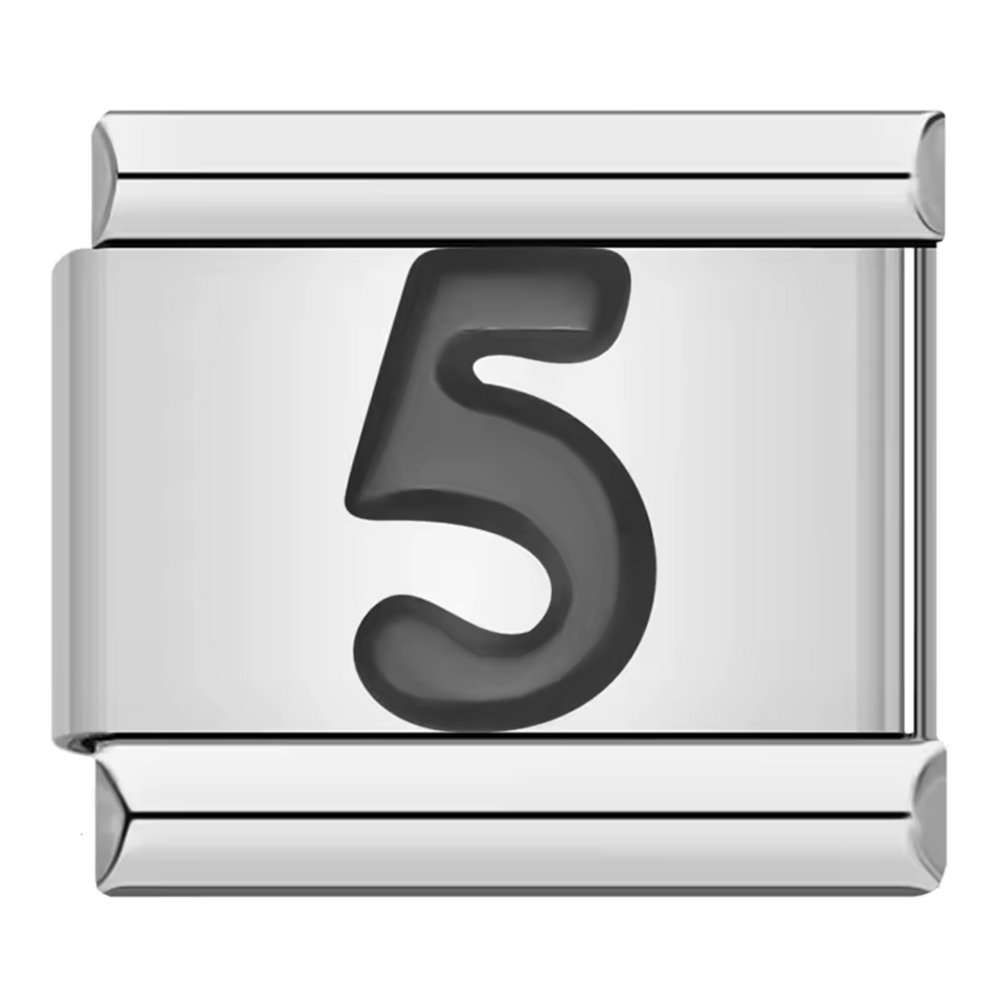 Silver Italian Charm – Numbers 0 to 9