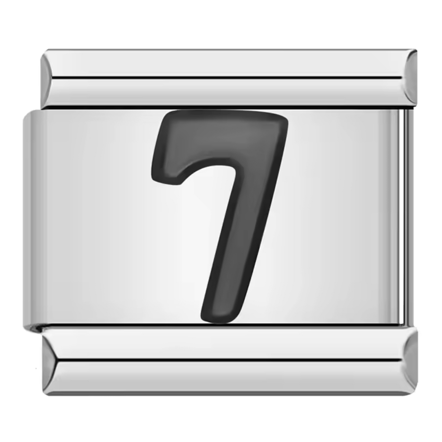 Silver Italian Charm – Numbers 0 to 9