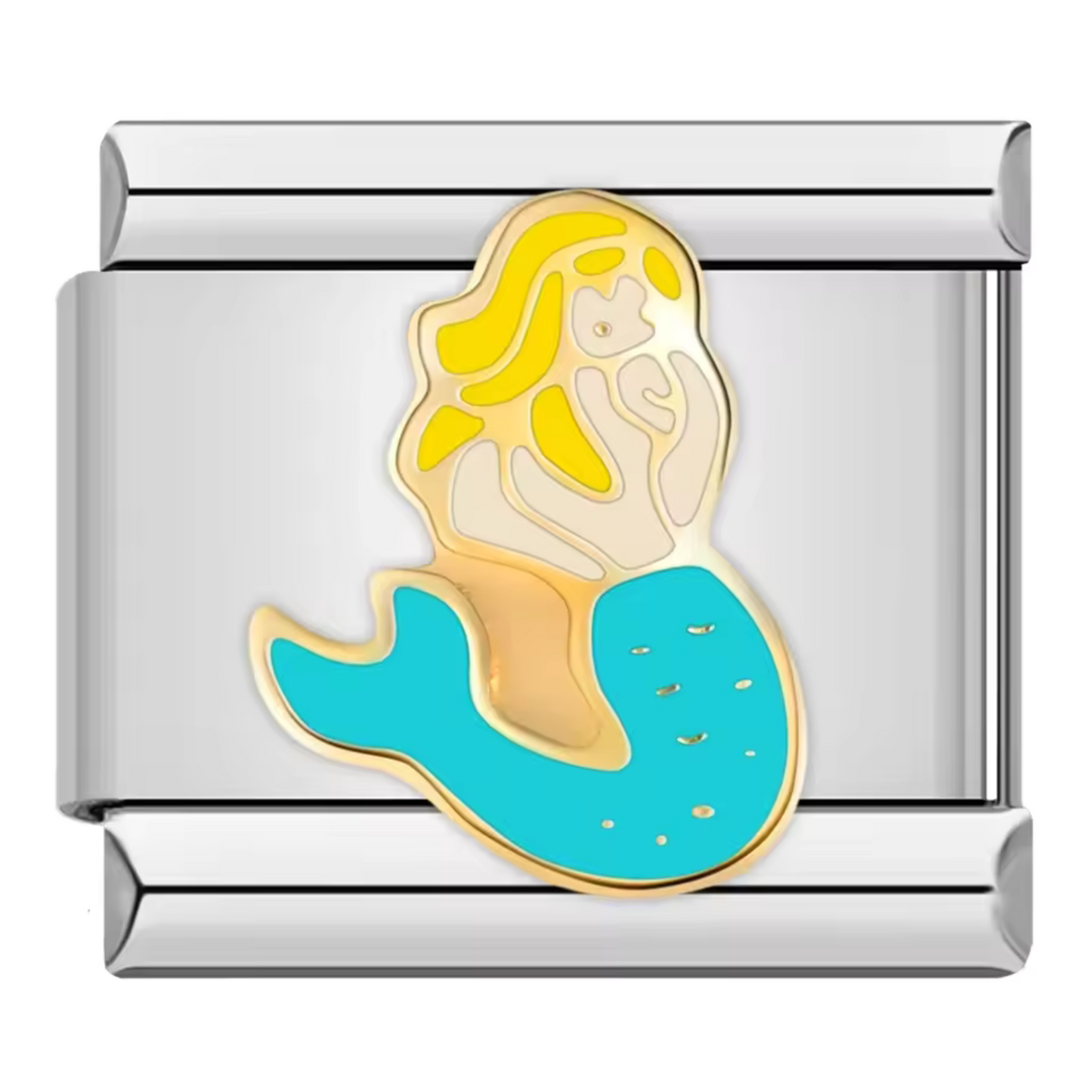 Silver Italian Charm – Mermaid