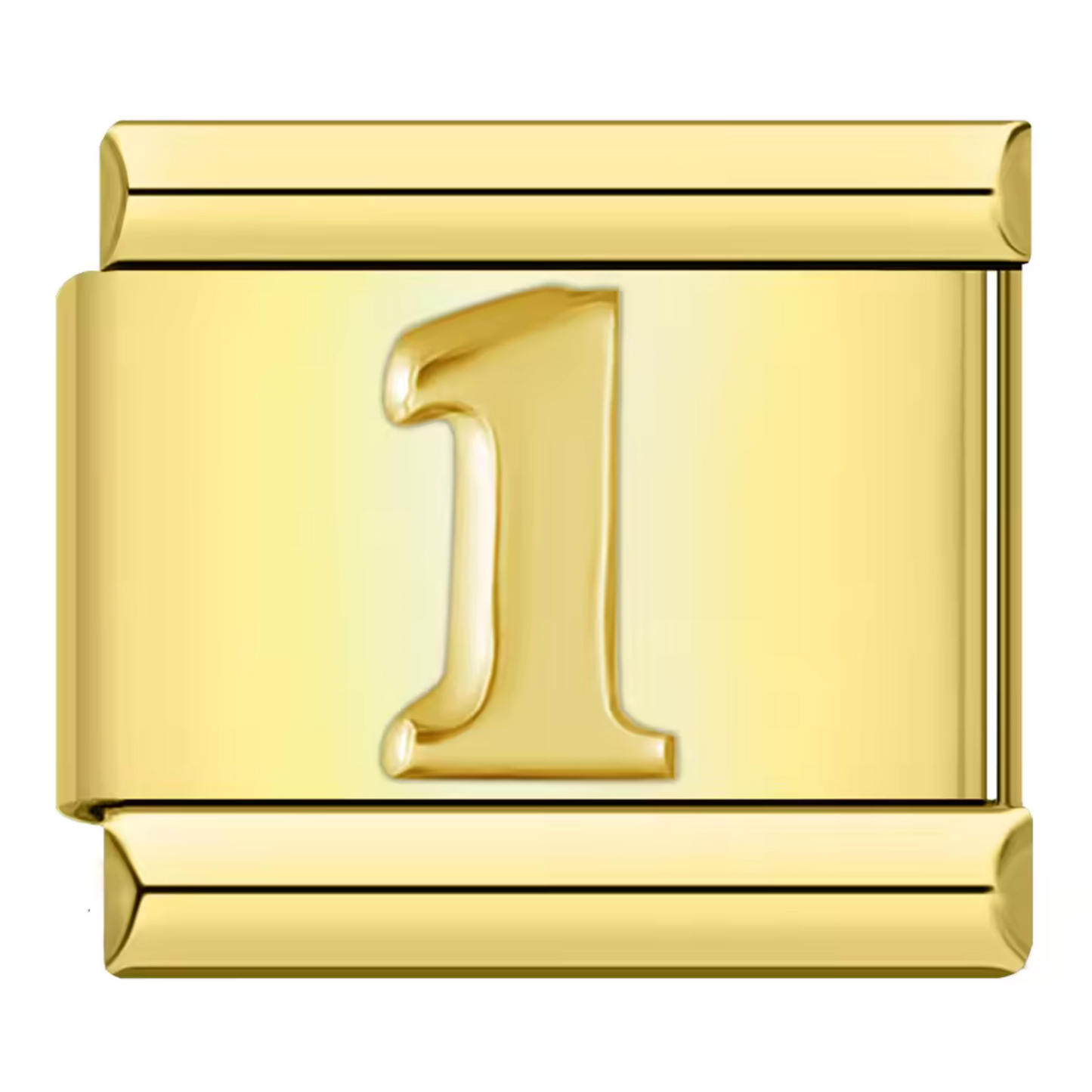 Gold Italian Charm – Numbers 0 to 9