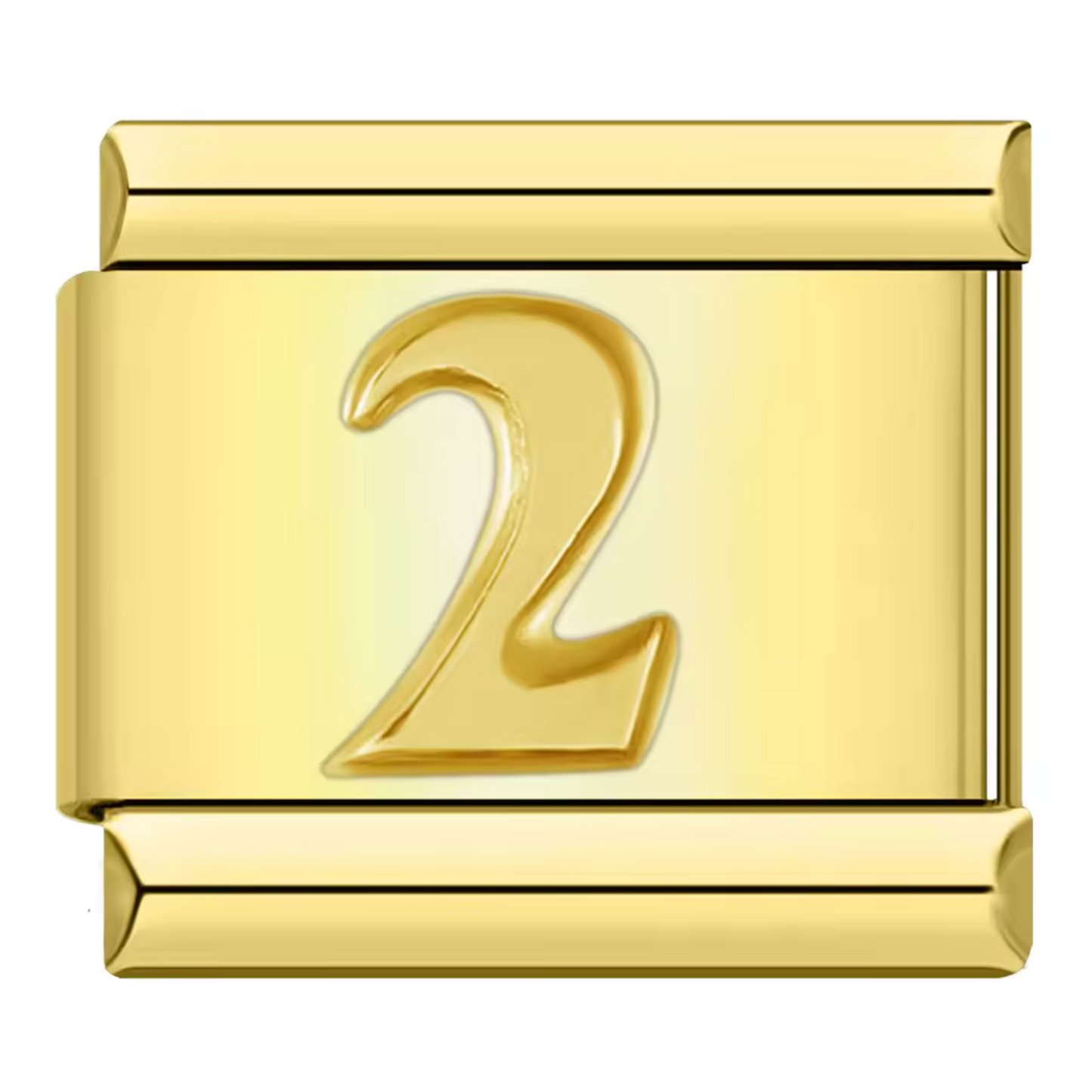 Gold Italian Charm – Numbers 0 to 9