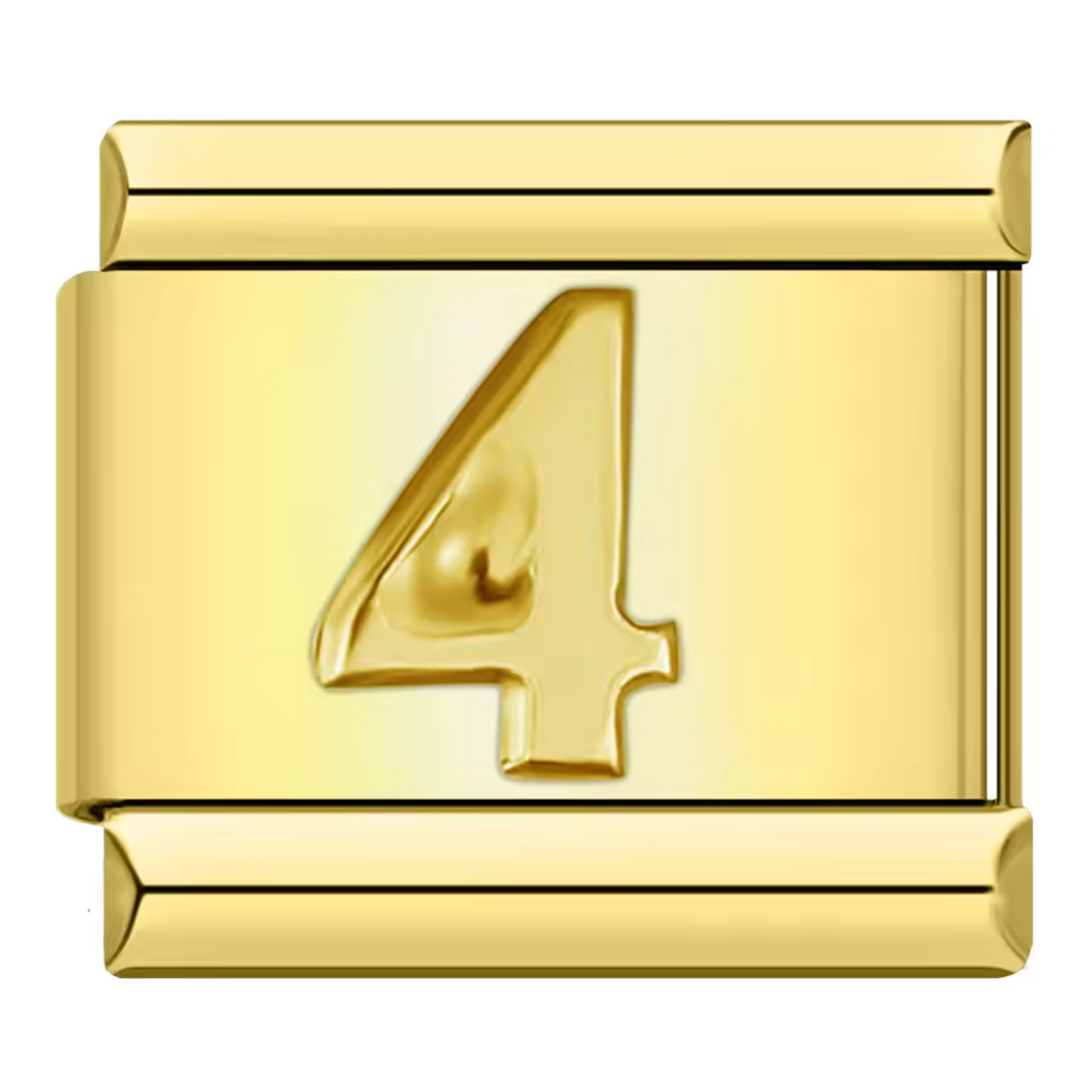 Gold Italian Charm – Numbers 0 to 9