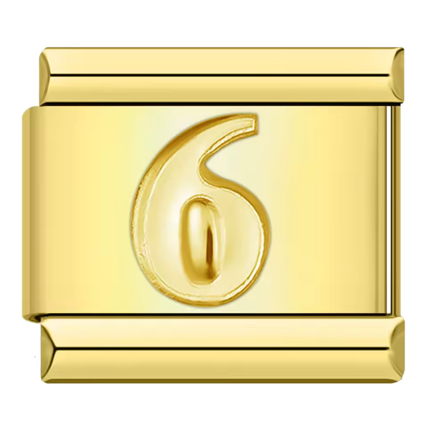 Gold Italian Charm – Numbers 0 to 9