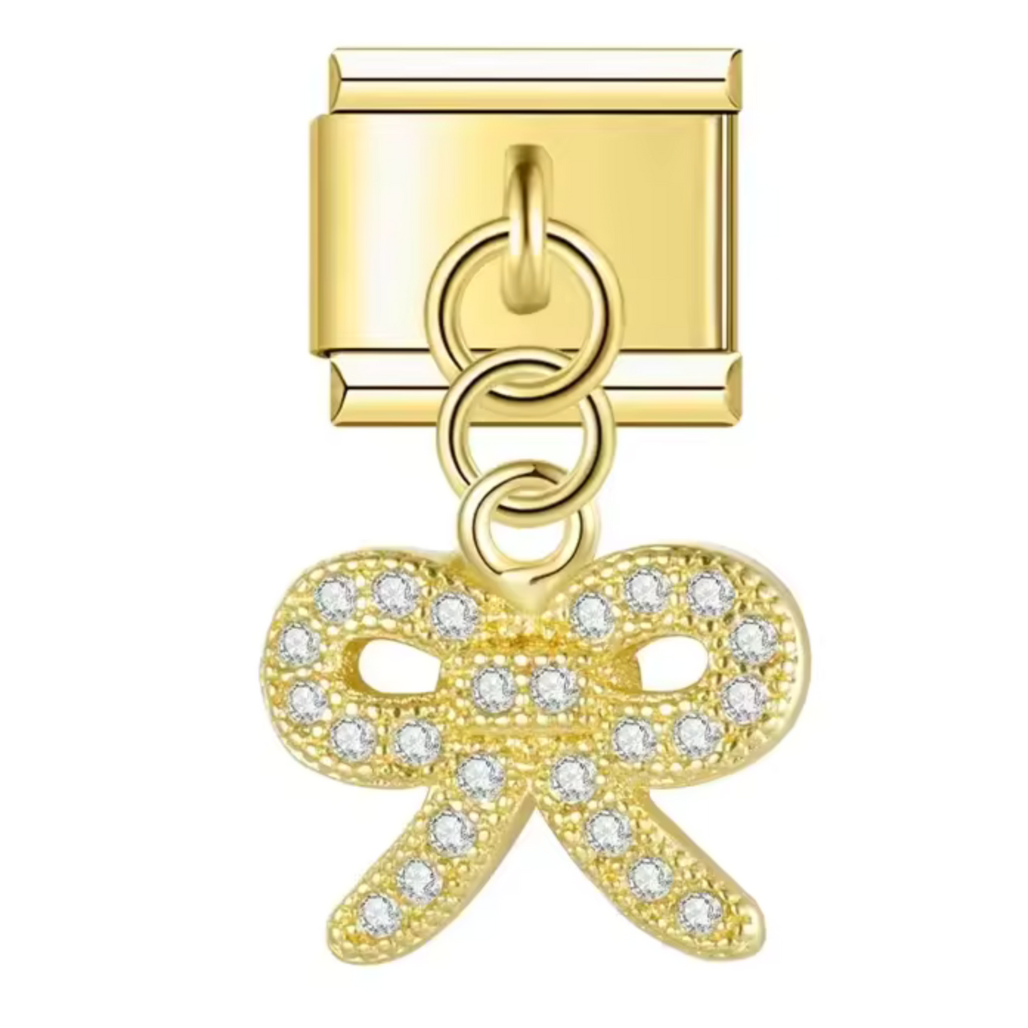 Italian Charm Pendant in Rose Gold, Silver or Gold – Knot