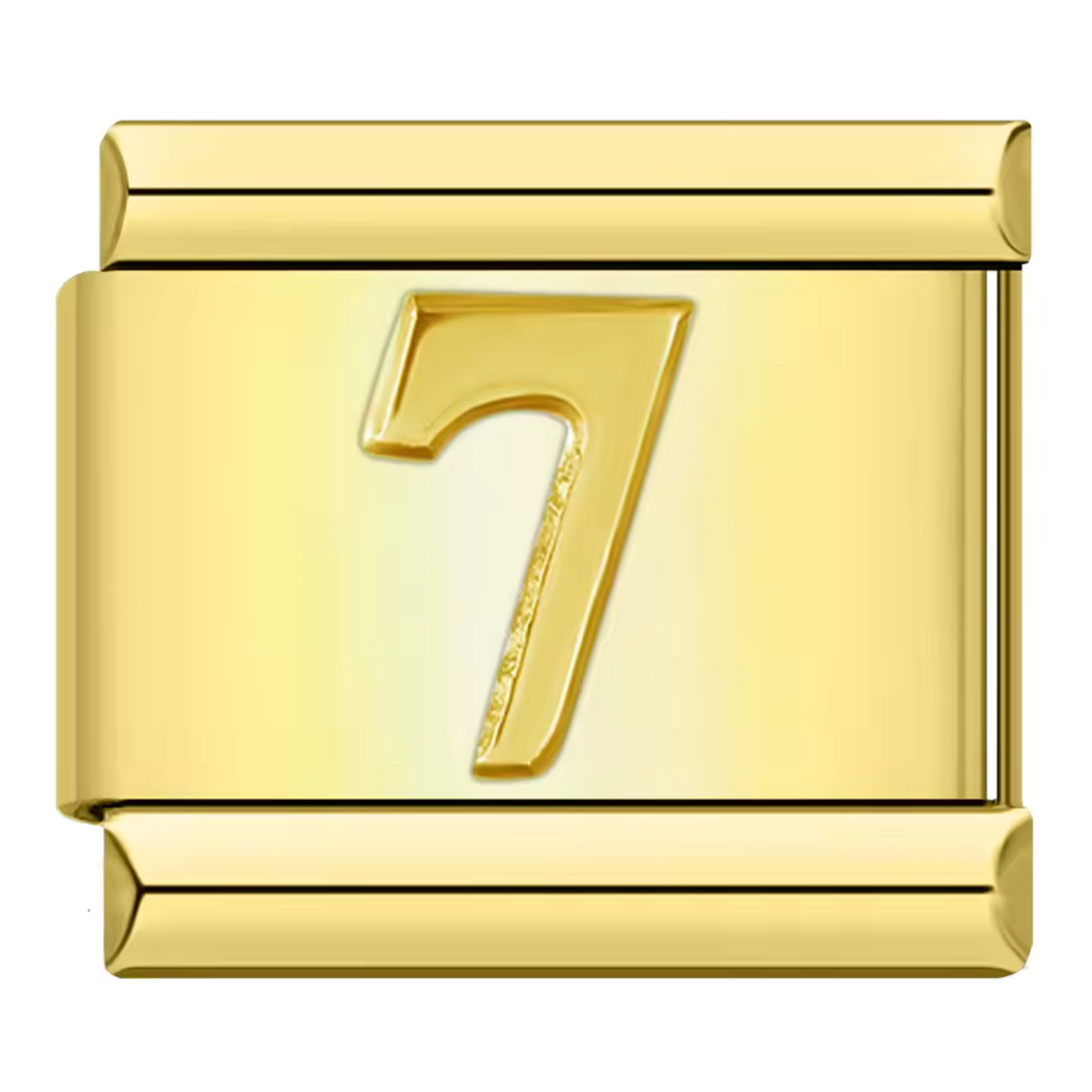 Gold Italian Charm – Numbers 0 to 9