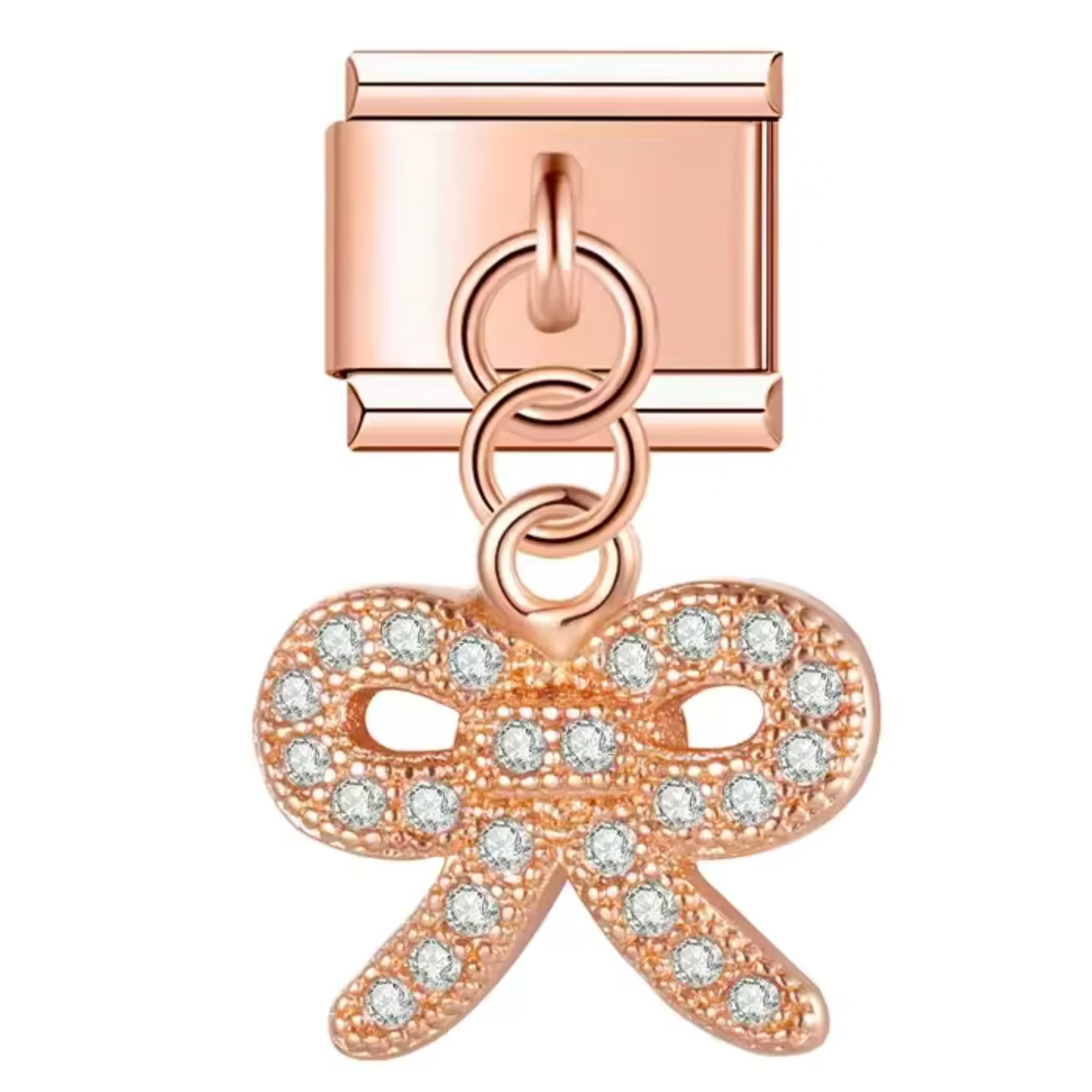 Italian Charm Pendant in Rose Gold, Silver or Gold – Knot