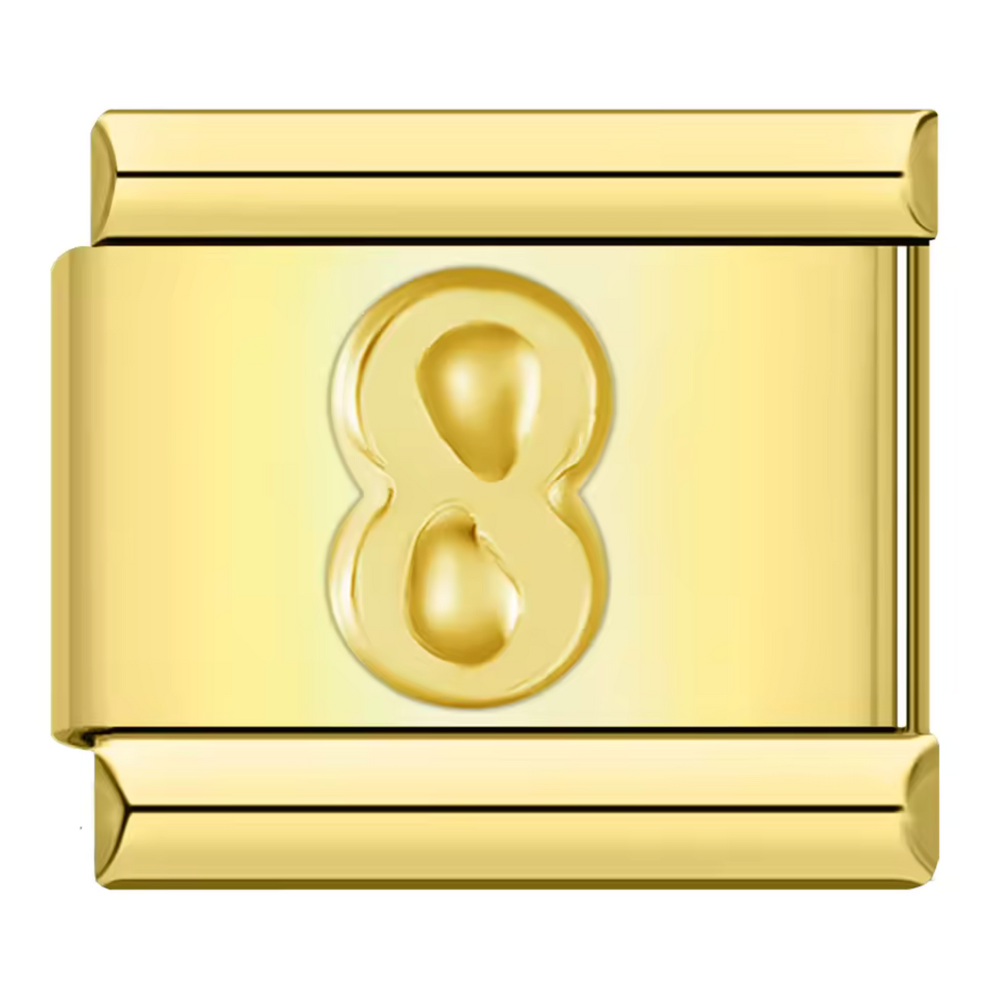 Gold Italian Charm – Numbers 0 to 9