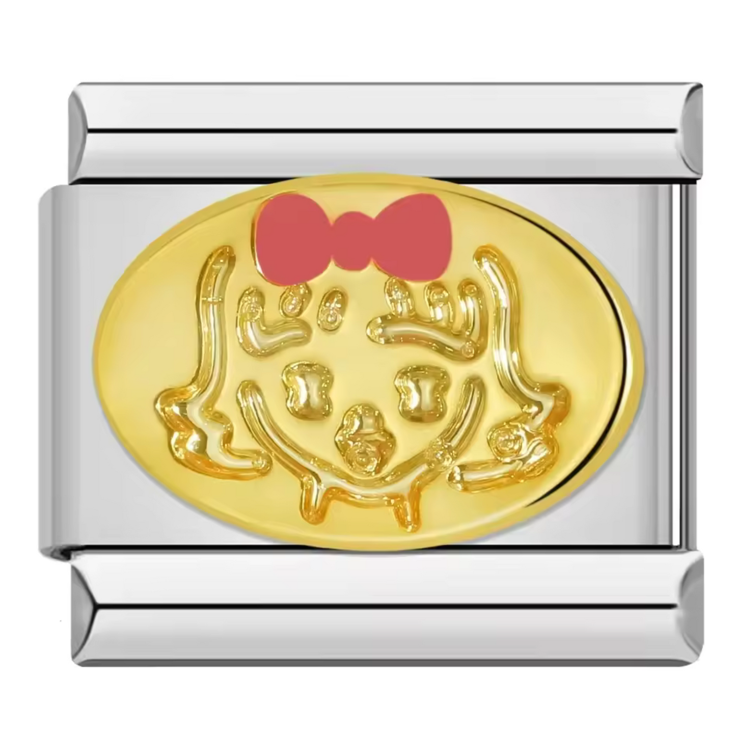 Silver and Gold Italian Charm – Girl