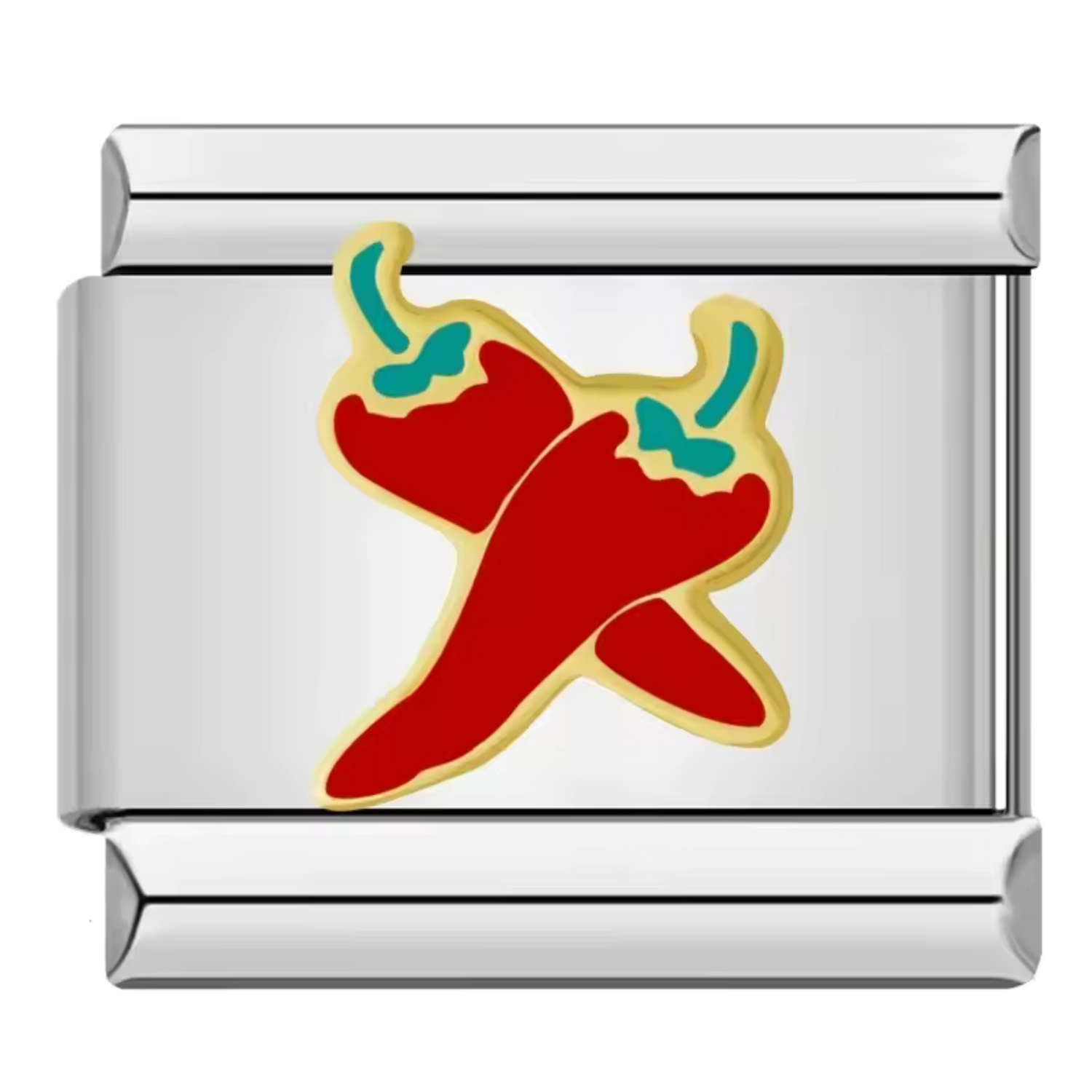 Italienischer Charme – Rote Chilischote in Silber oder Gold