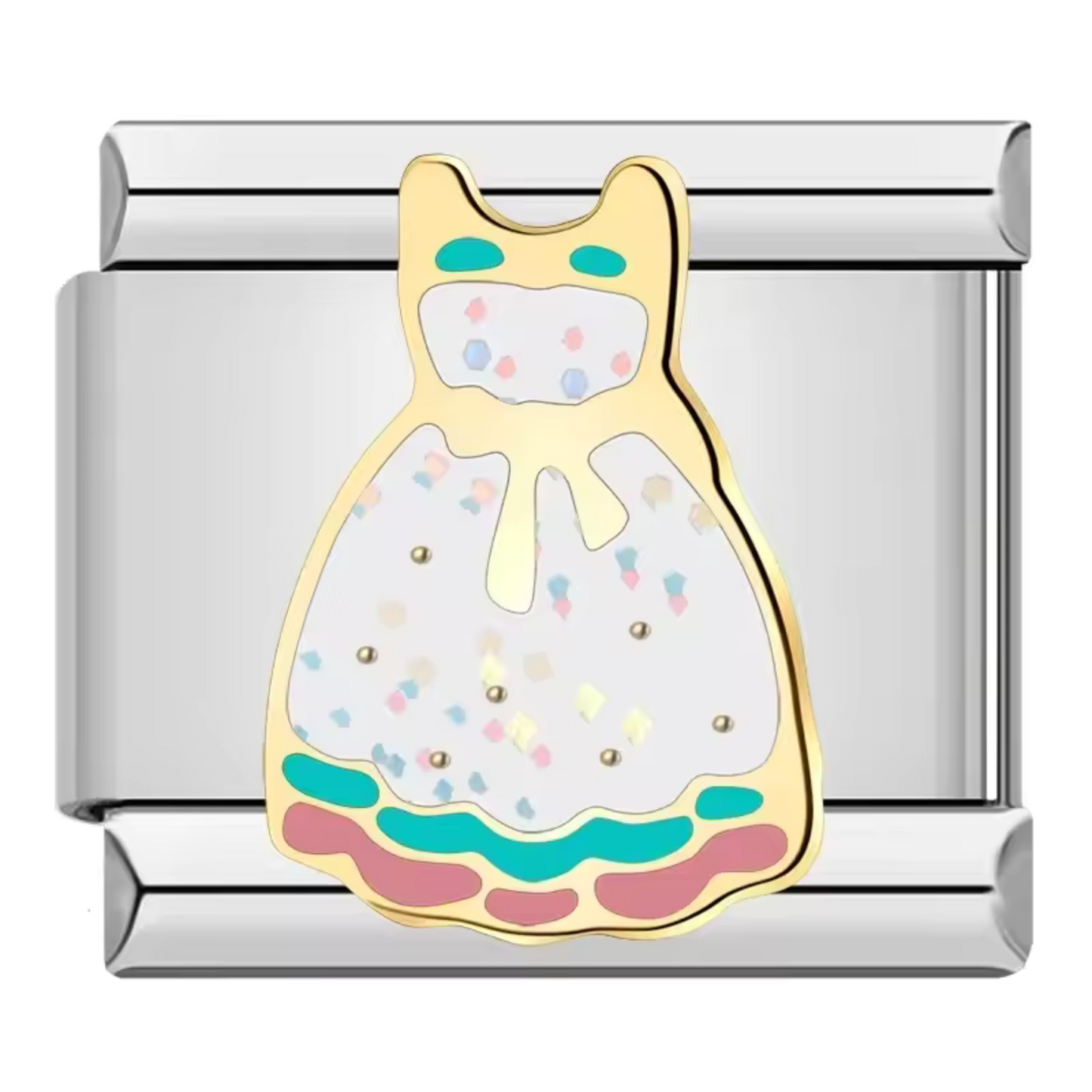 Silver Italian Charm – Dress