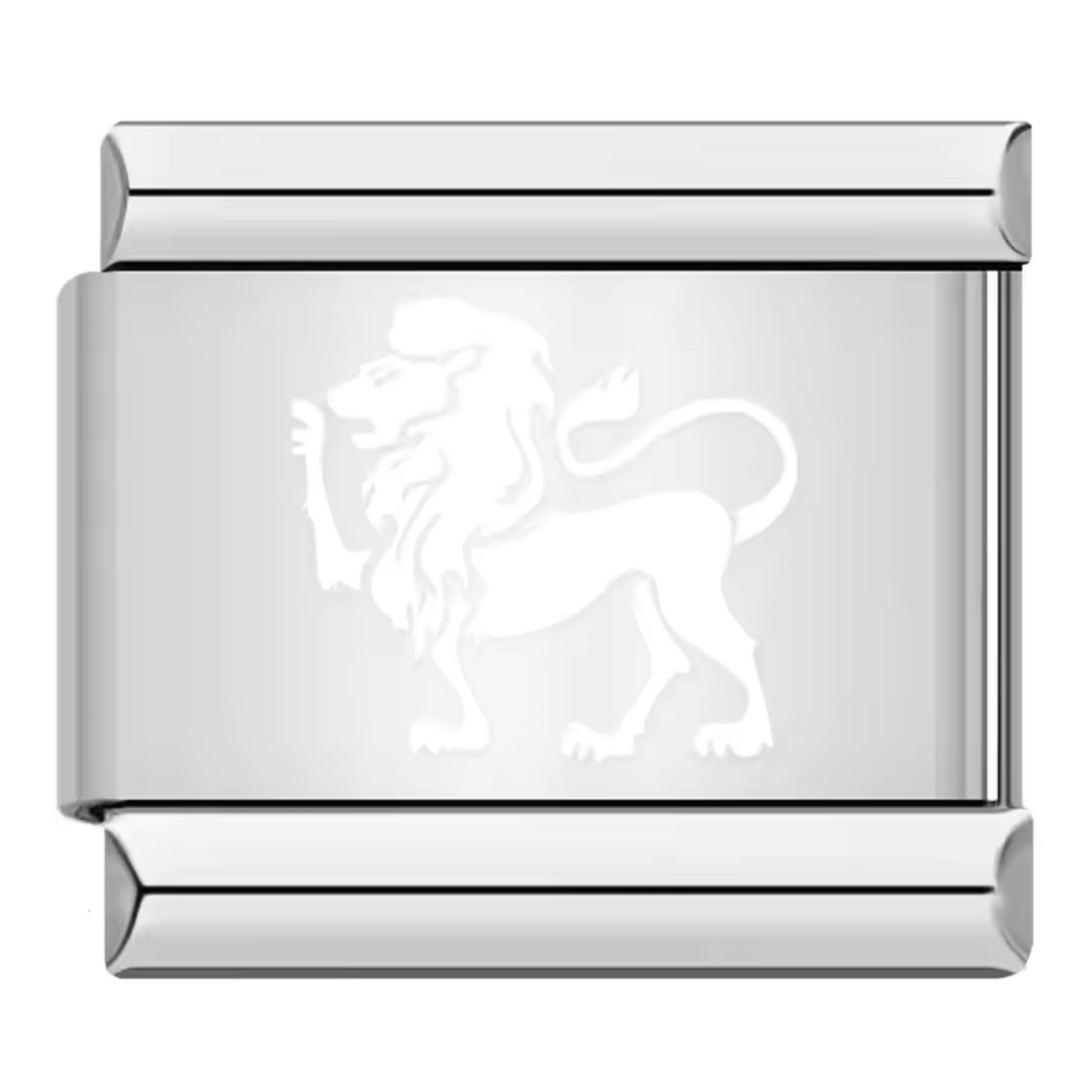 Silver and White Italian Charm – Astrological Sign